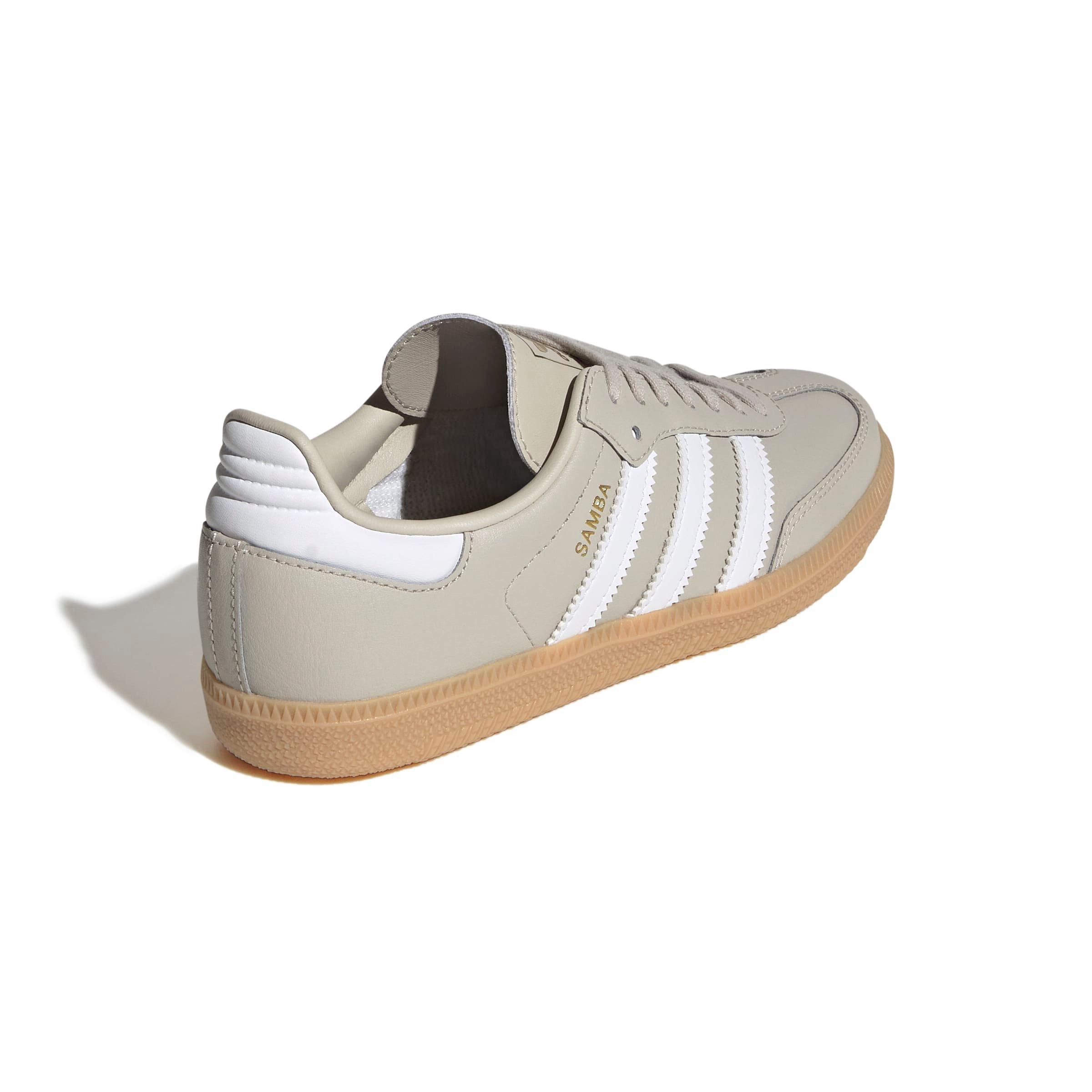 adidas Originals Samba OG Grade School Boys' "Wonder Alumina/Ftwr White/Gum 3" Shoe