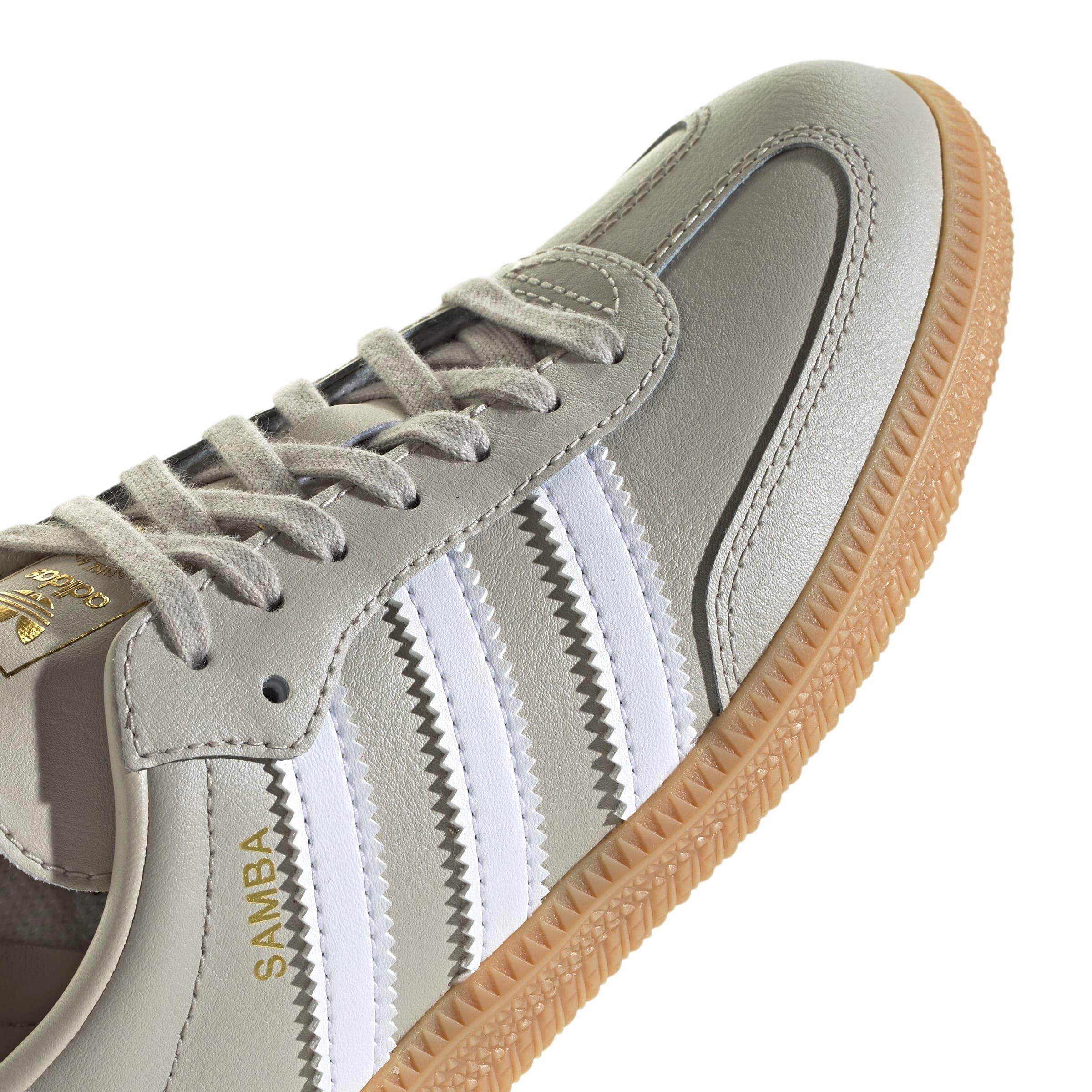 adidas Originals Samba OG Grade School Boys' "Wonder Alumina/Ftwr White/Gum 3" Shoe