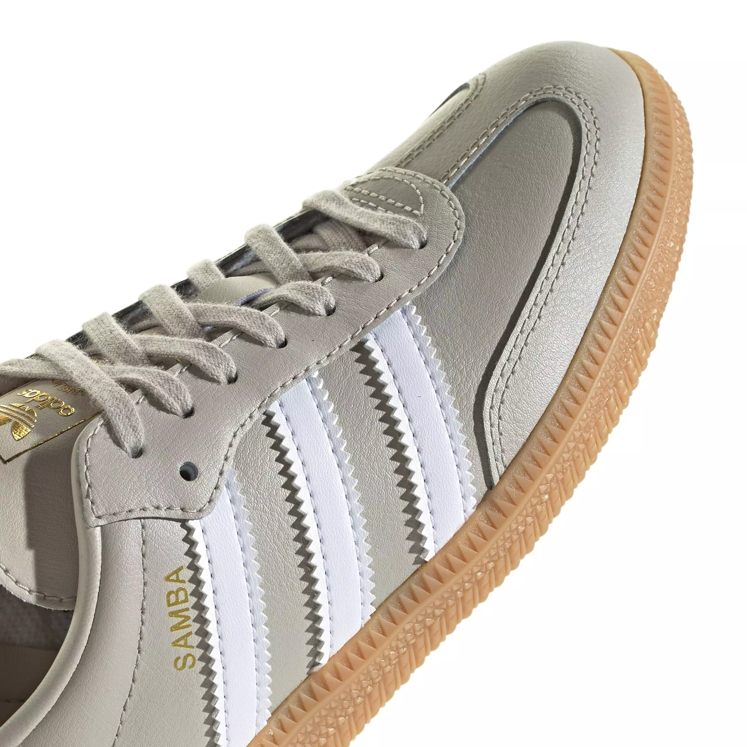 adidas Originals Samba OG "Wonder Alumina/Ftwr White/Gum 3" Grade School Boys' Shoe - ALUMINA/WHITE/GUM