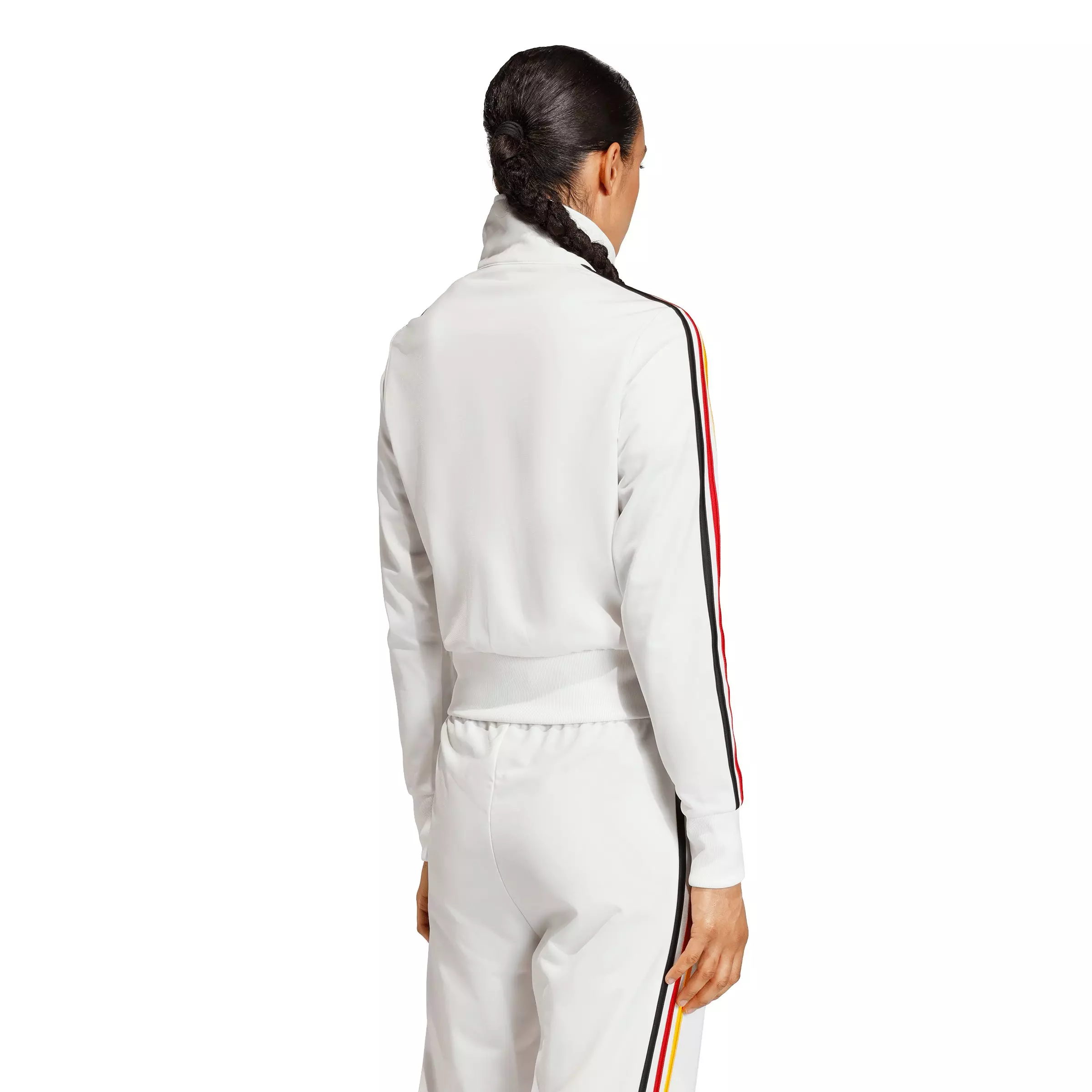 adidas Originals Women's Firebird Classic Track Top - White/Gold - WHITE/GOLD