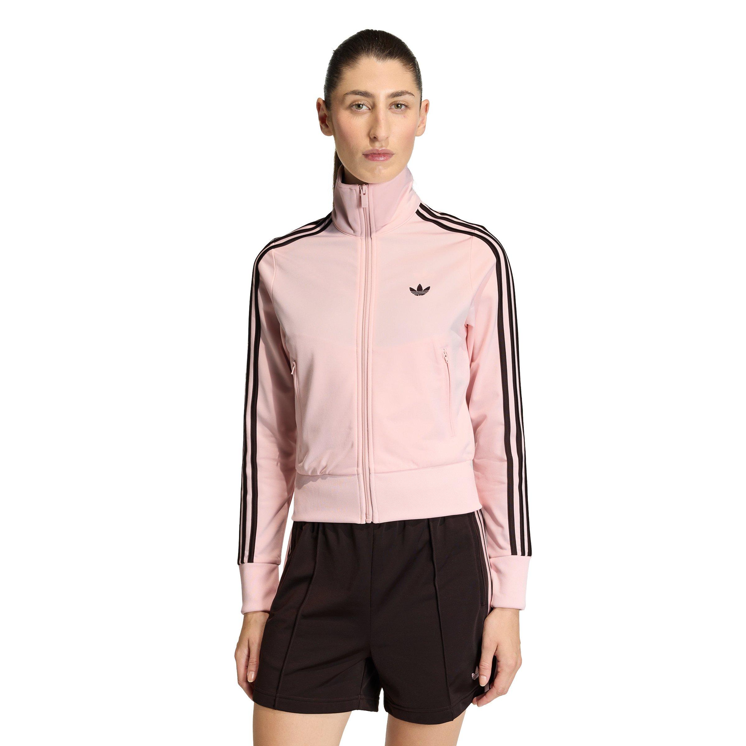 adidas Originals Women's Firebird Classic Track Top - Pink/Brown - PINK/BROWN Thumbnail View 1