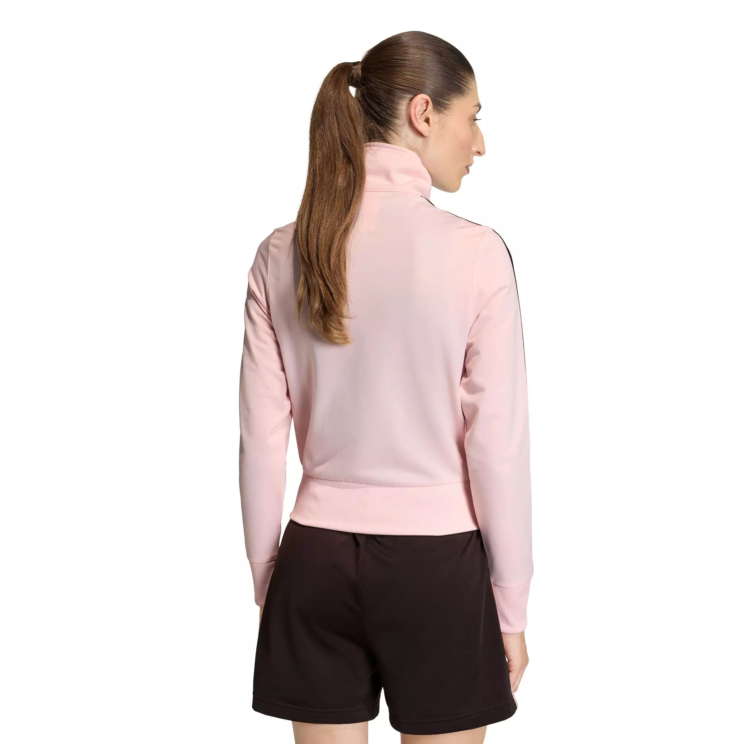 adidas Originals Women's Firebird Classic Track Top - Pink/Brown - PINK/BROWN