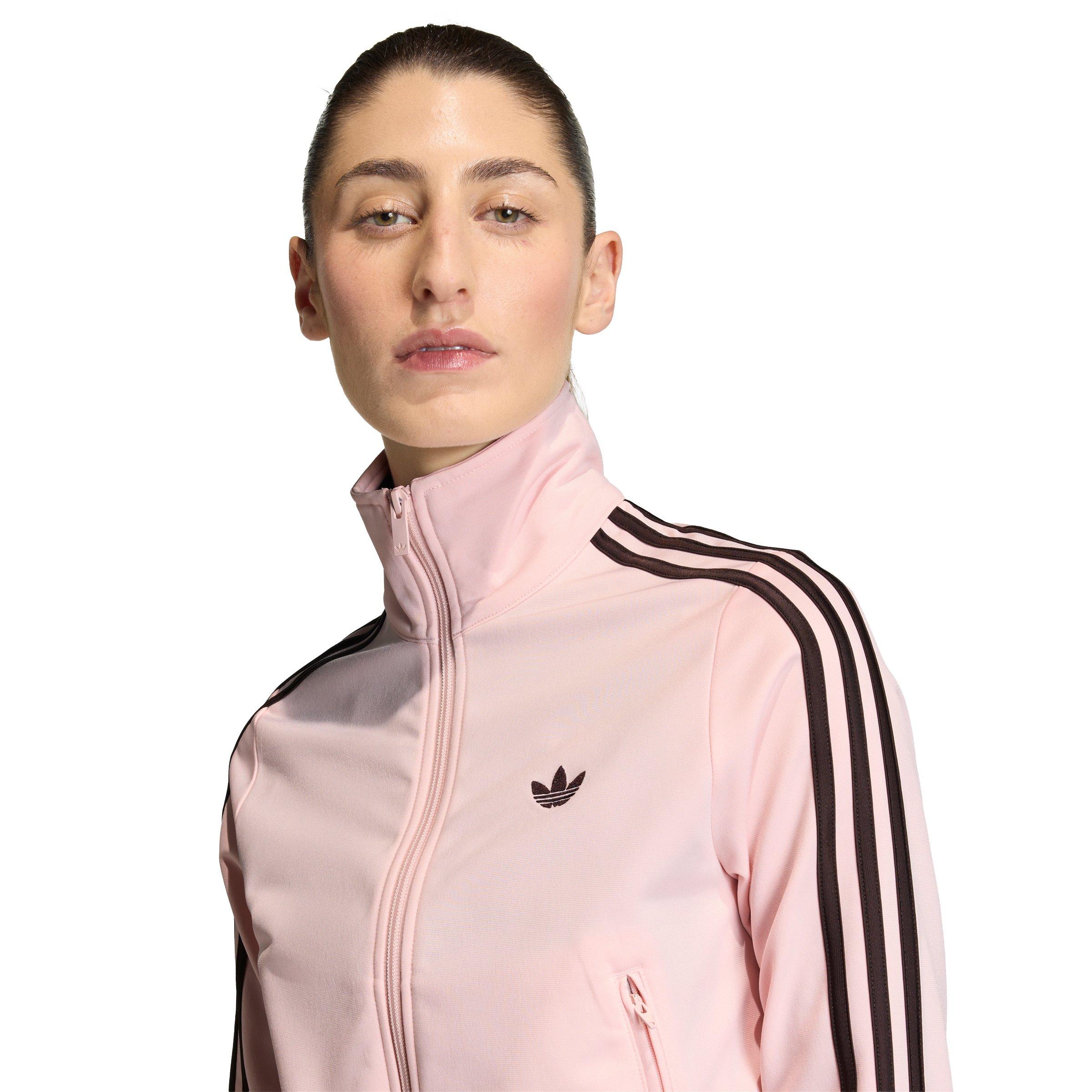adidas Originals Women's Firebird Classic Track Top - Pink/Brown - PINK/BROWN Thumbnail View 3