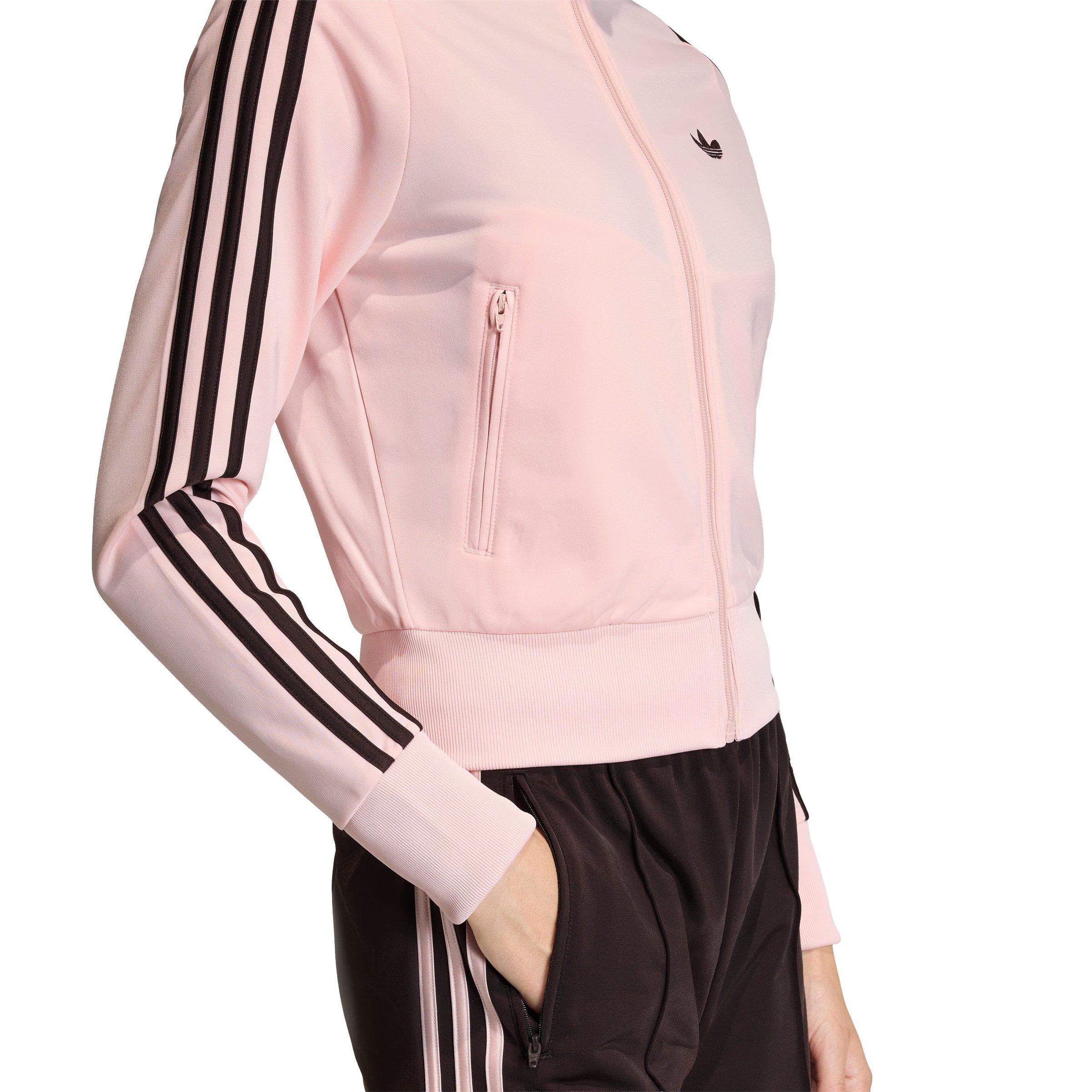 adidas Originals Women's Firebird Classic Track Top - Pink/Brown - PINK/BROWN Thumbnail View 4