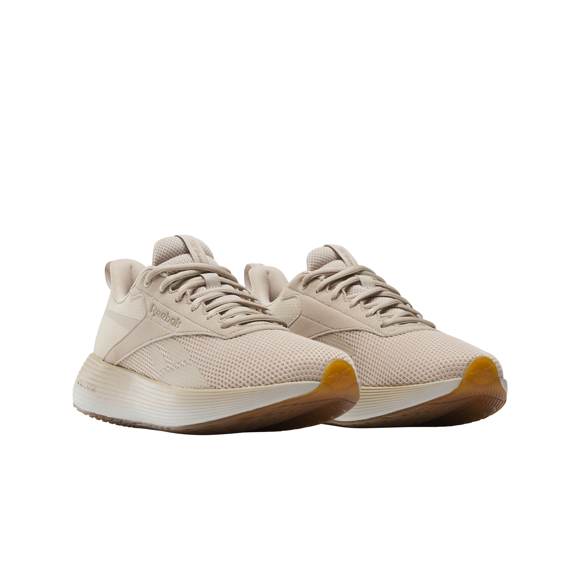 Reebok DMX Comfort + "Modern Beige/Chalk/Gum" Unisex Walking Shoe - BEIGE/CHALK/GUM Thumbnail View 2