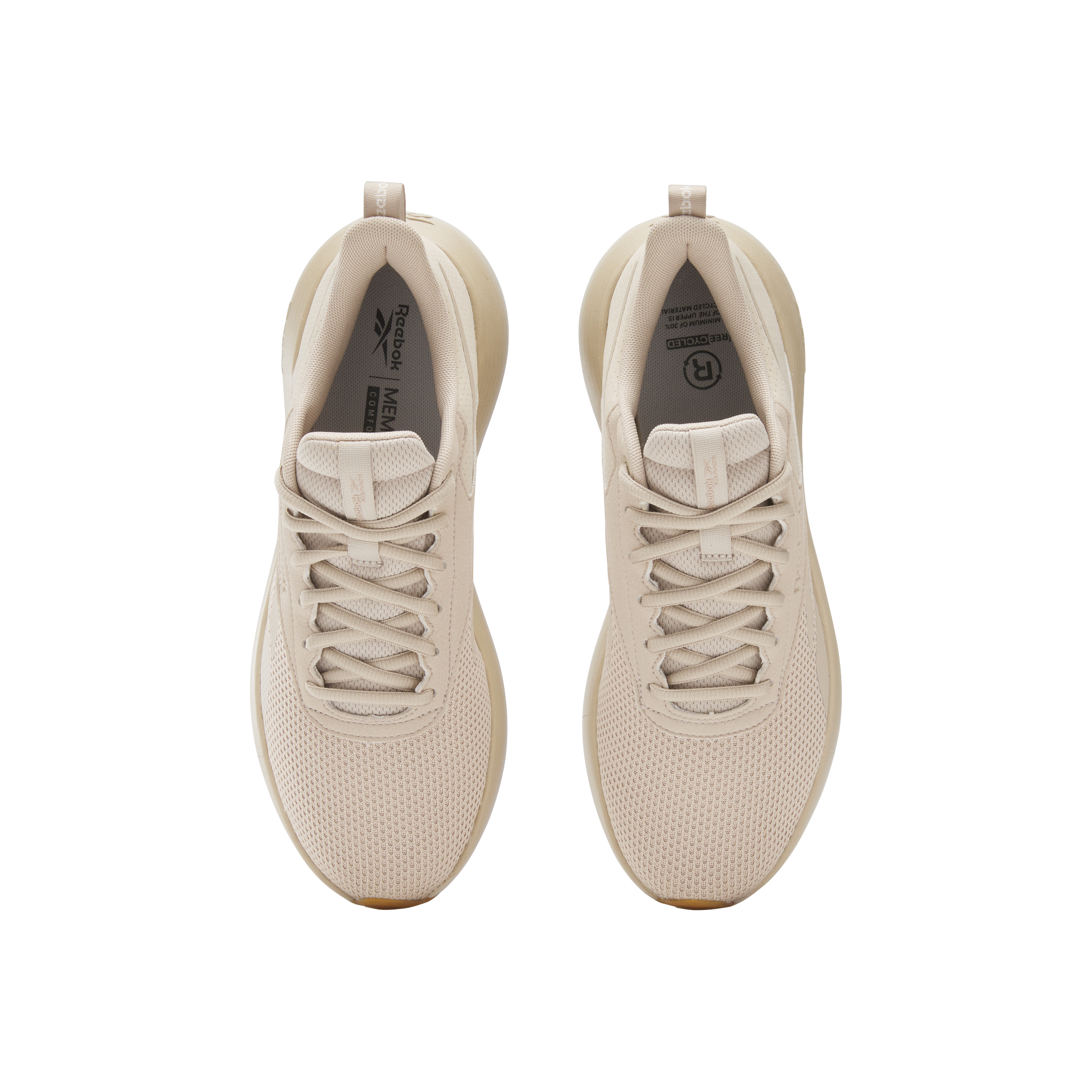 Reebok DMX Comfort + "Modern Beige/Chalk/Gum" Unisex Walking Shoe - BEIGE/CHALK/GUM Thumbnail View 4