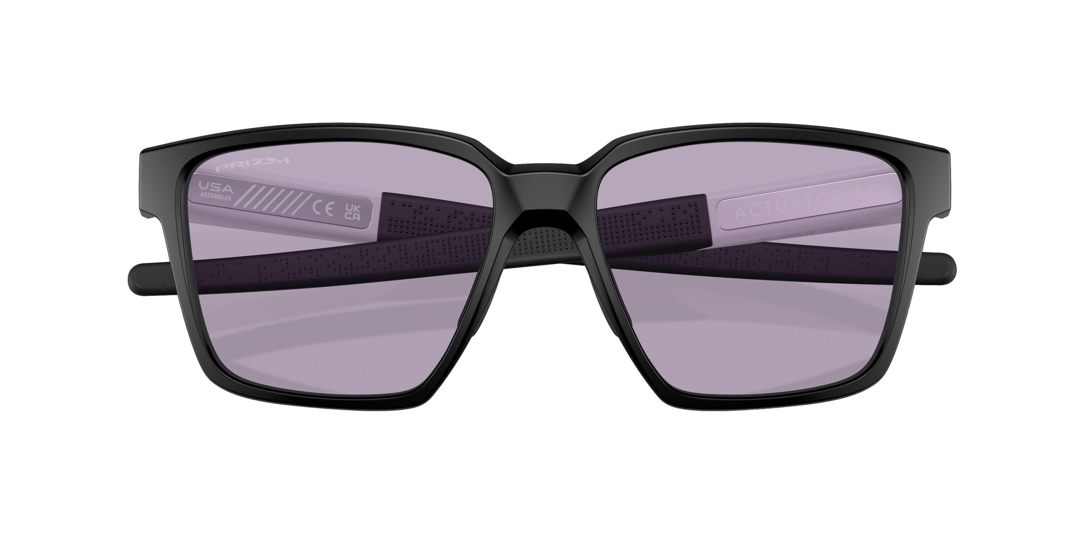 Oakley Actuator SQ Prizm Slate Sunglasses - Matte Black - BLACK/GREY Thumbnail View 8