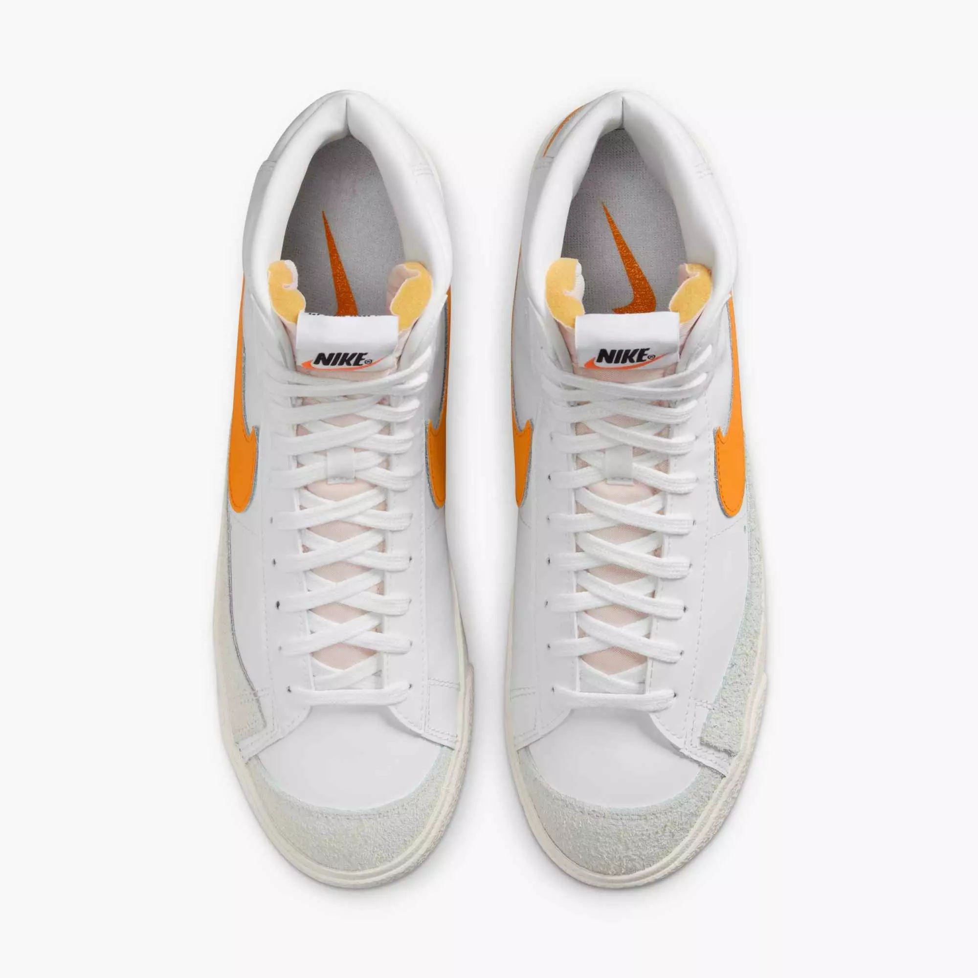 Nike Blazer Mid '77 Vintage "White/Summit White/Sail/Orange Peel" Men's Shoe - WHITE/WHITE/SAIL/ORANGE