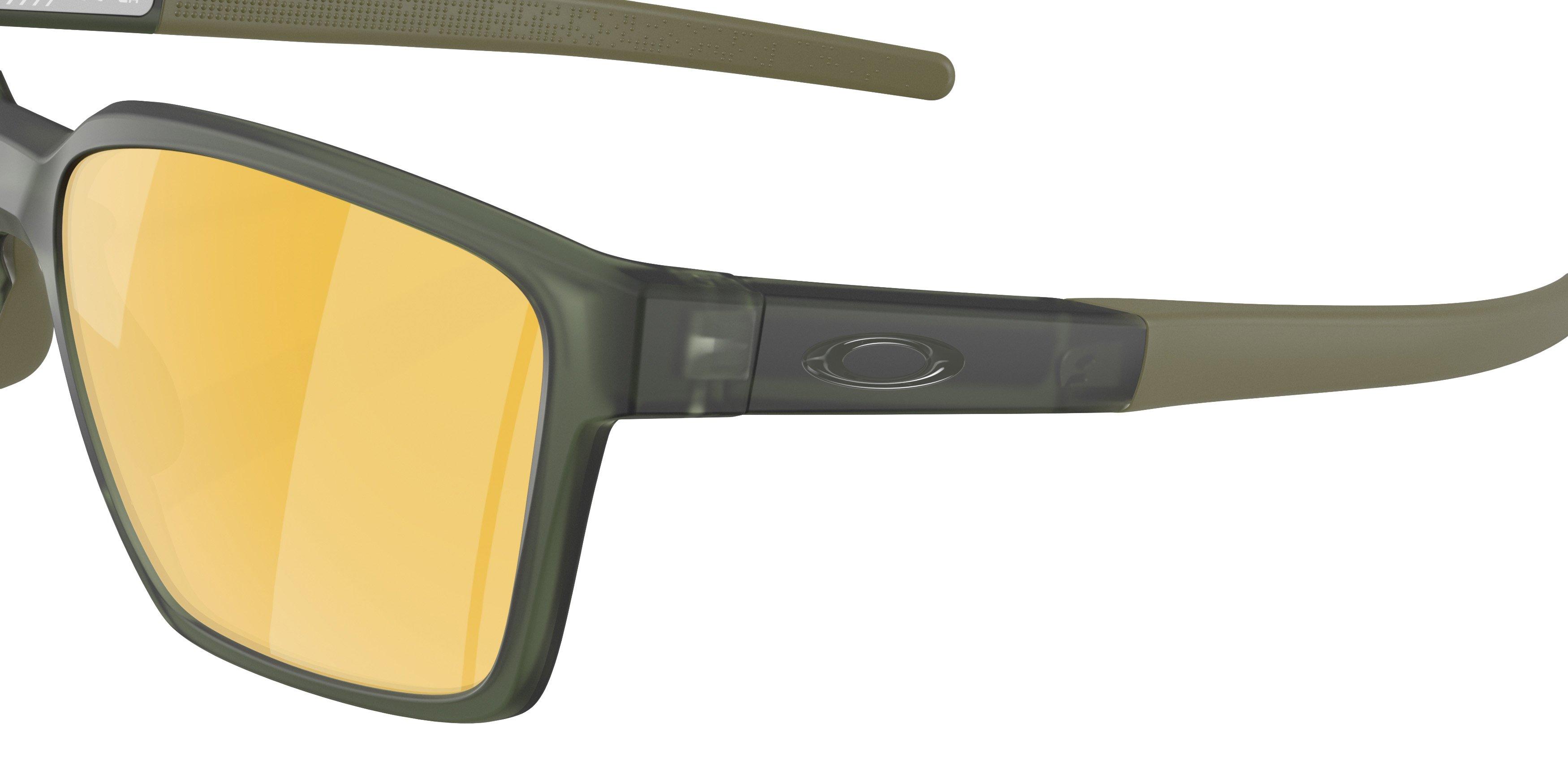 Oakley Actuator SQ Prizm 24K Polar Sunglasses - Matte Olive Ink - GREEN/GOLD Thumbnail View 5
