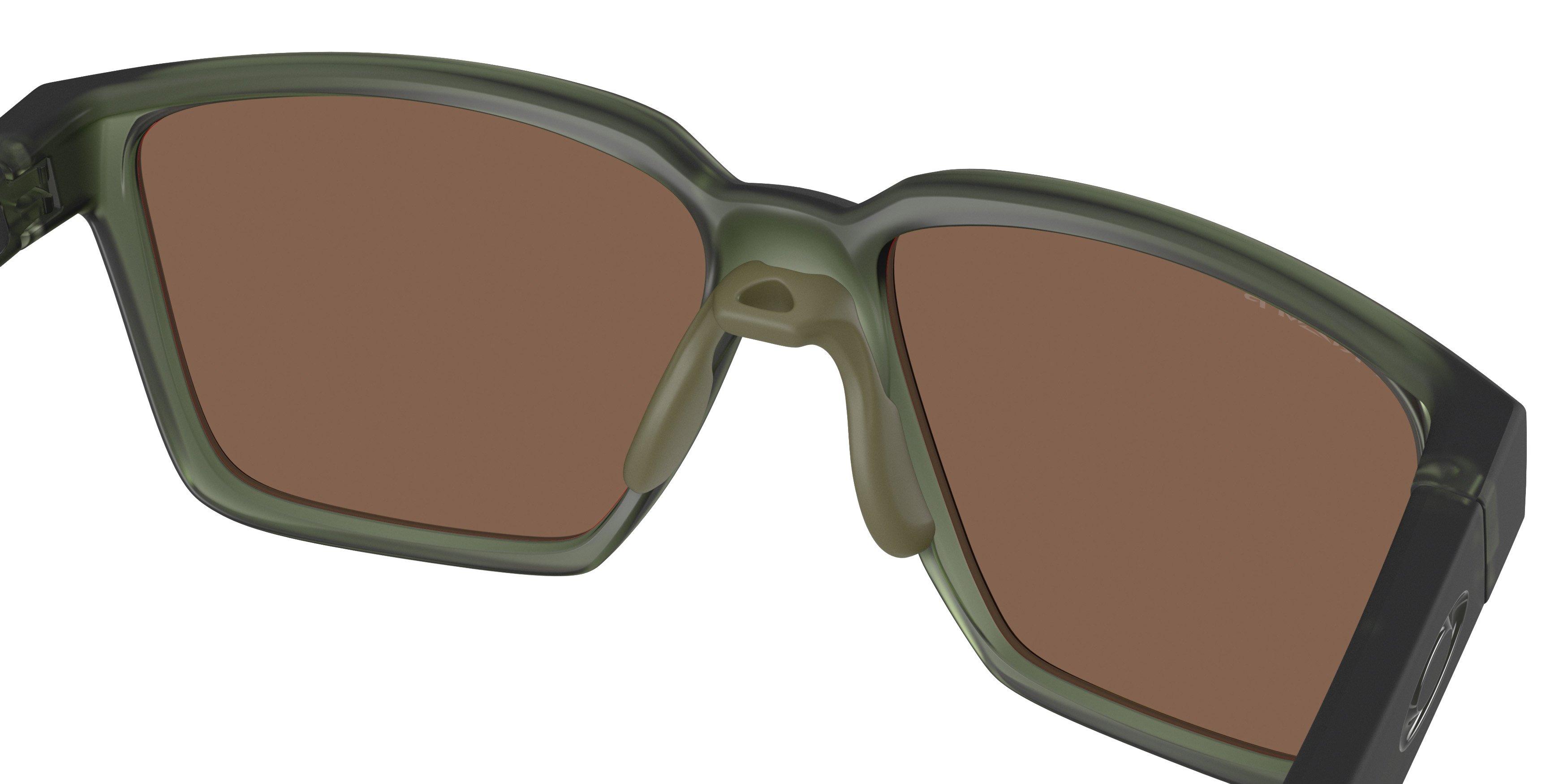 Oakley Actuator SQ Prizm 24K Polar Sunglasses - Matte Olive Ink - GREEN/GOLD Thumbnail View 6