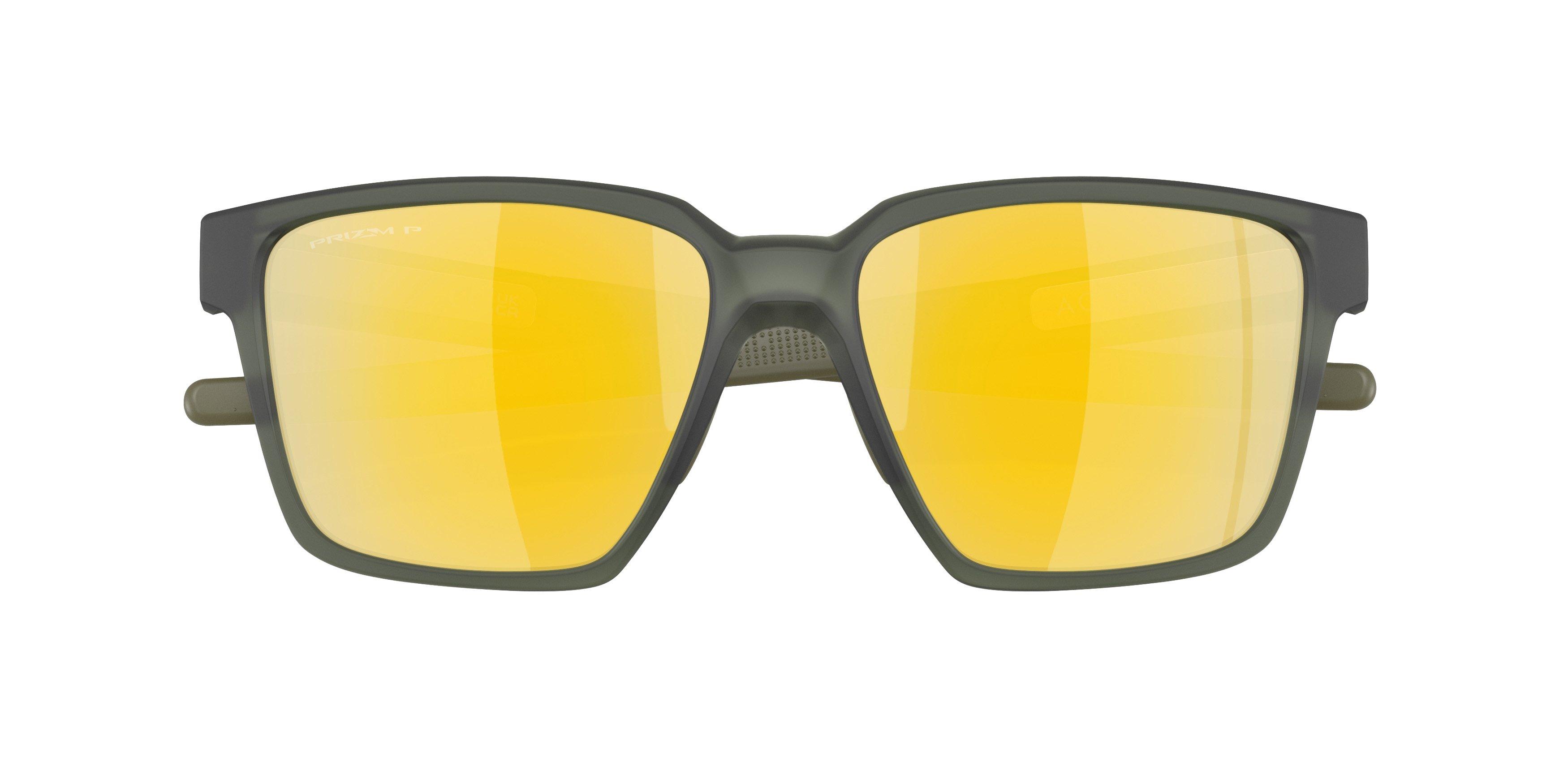 Oakley Actuator SQ Prizm 24K Polar Sunglasses - Matte Olive Ink - GREEN/GOLD Thumbnail View 8