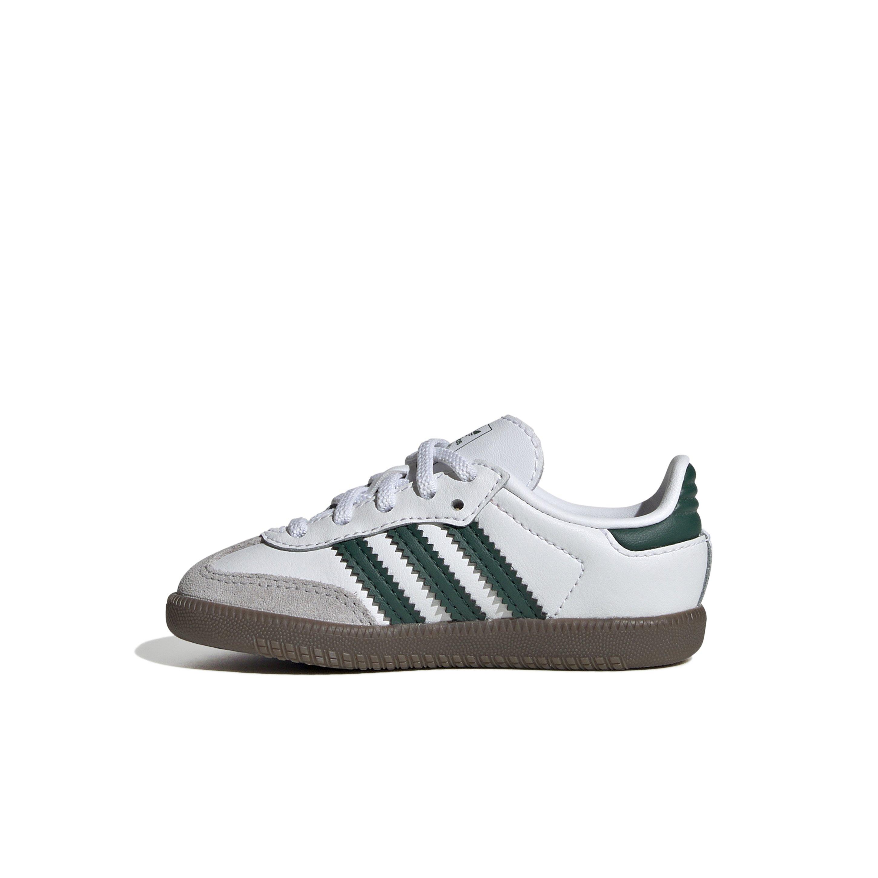 adidas Originals Samba OG Comfort Closure Infant Boys' "Ftwr White/Collegiate Green/Gum 5" Shoe