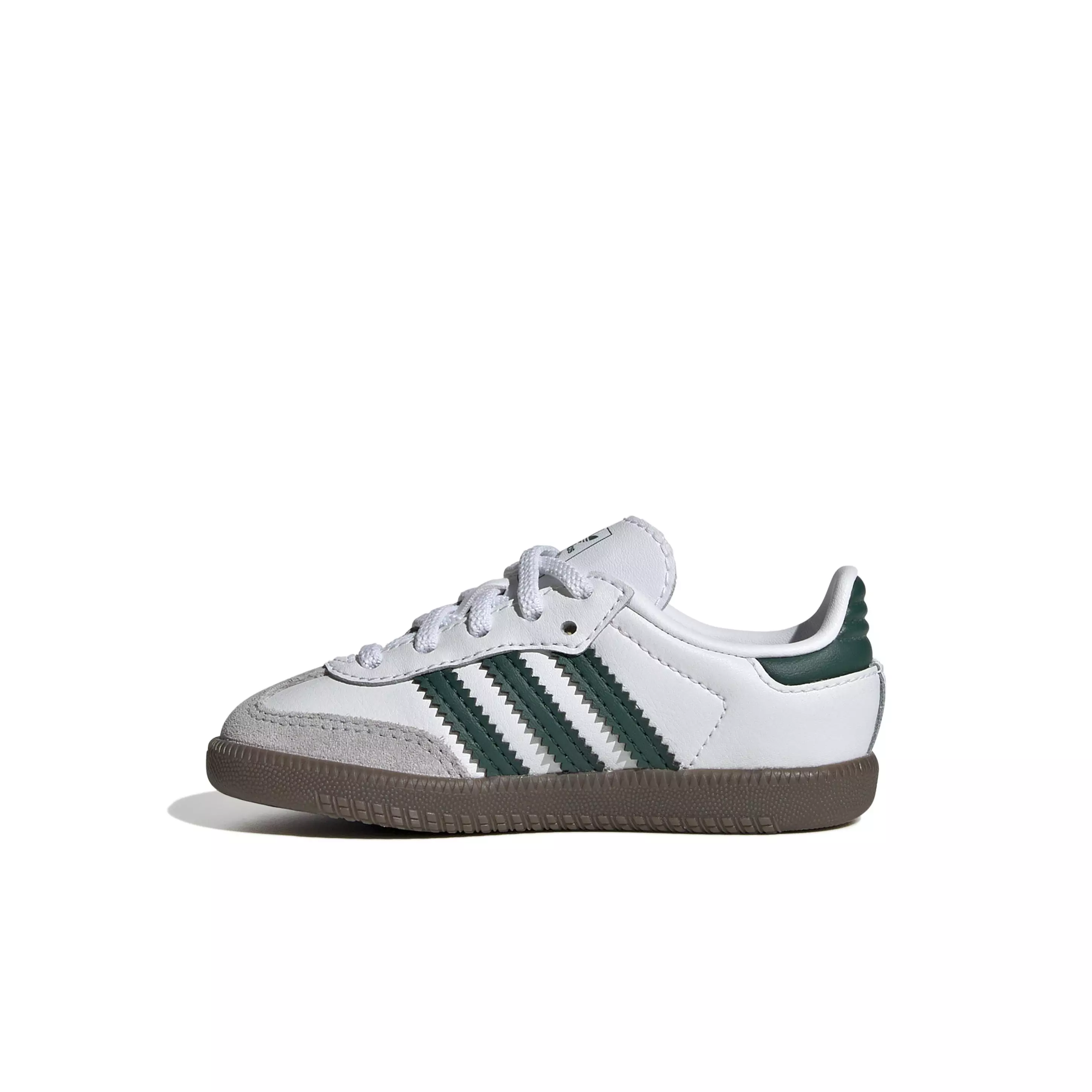 adidas Originals Samba OG Comfort Closure "Ftwr White/Collegiate Green/Gum 5" Infant Boys' Shoe - WHITE/GREEN/GUM