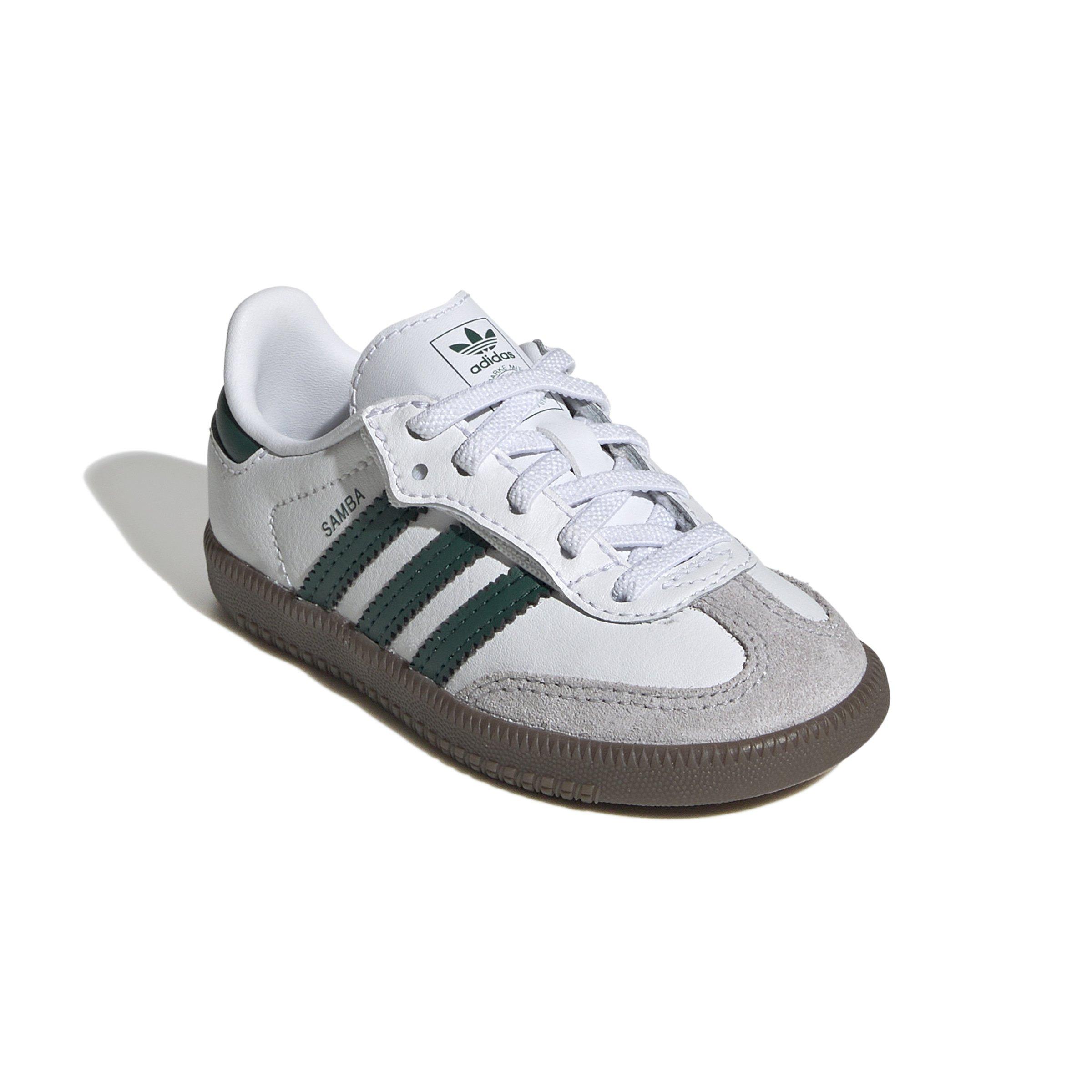 adidas Originals Samba OG Comfort Closure Infant Boys' "Ftwr White/Collegiate Green/Gum 5" Shoe