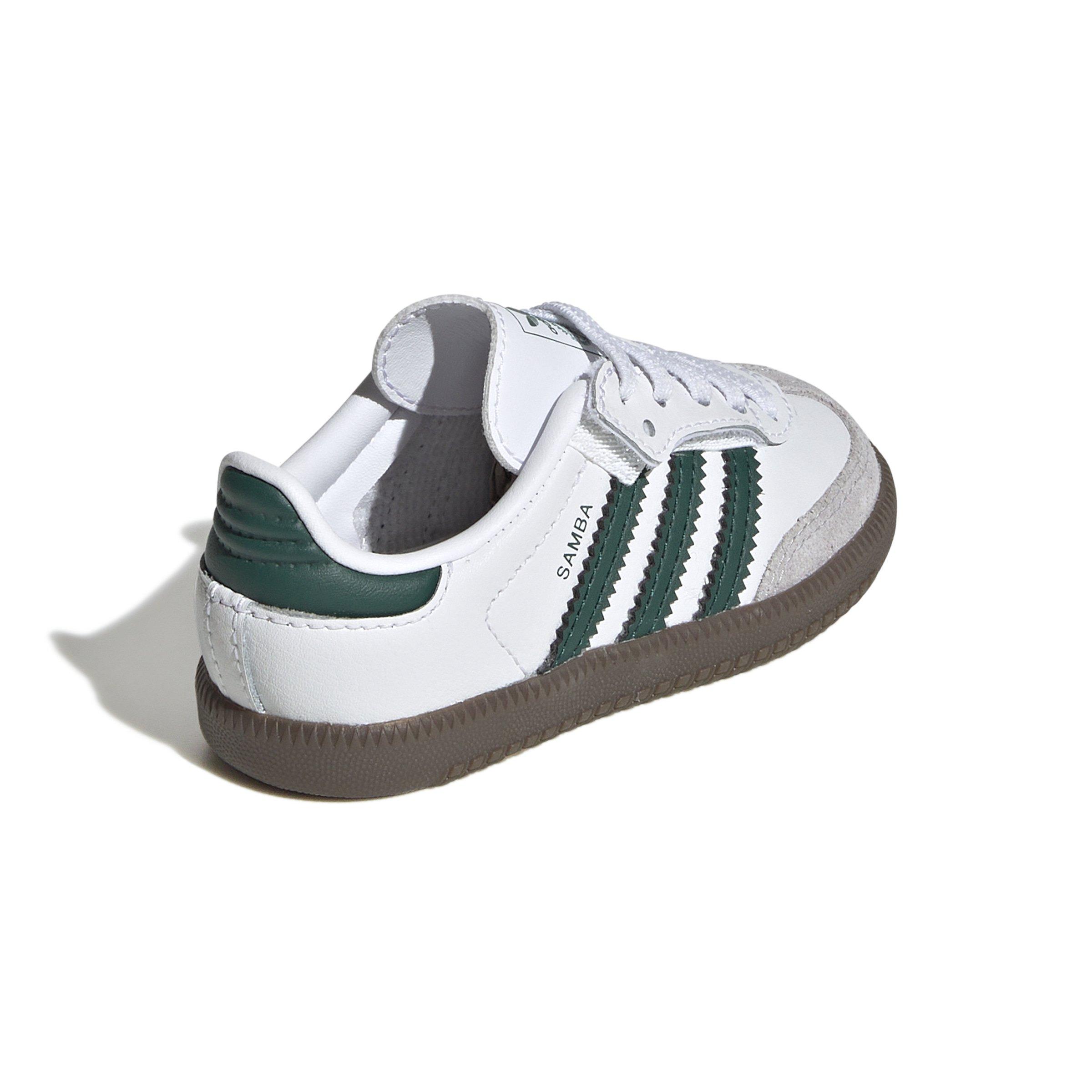 adidas Originals Samba OG Comfort Closure Infant Boys' "Ftwr White/Collegiate Green/Gum 5" Shoe