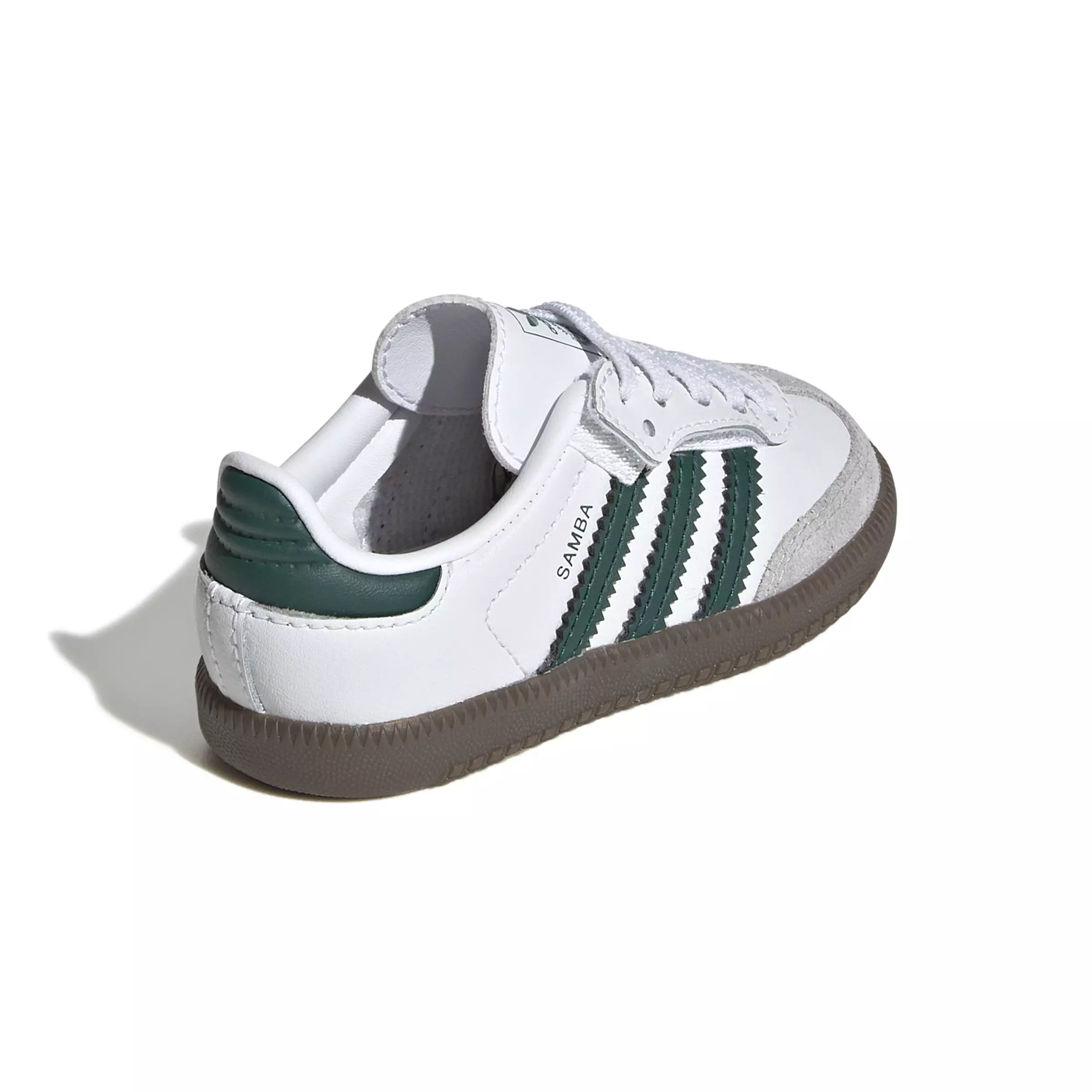 adidas Originals Samba OG Comfort Closure "Ftwr White/Collegiate Green/Gum 5" Infant Boys' Shoe - WHITE/GREEN/GUM