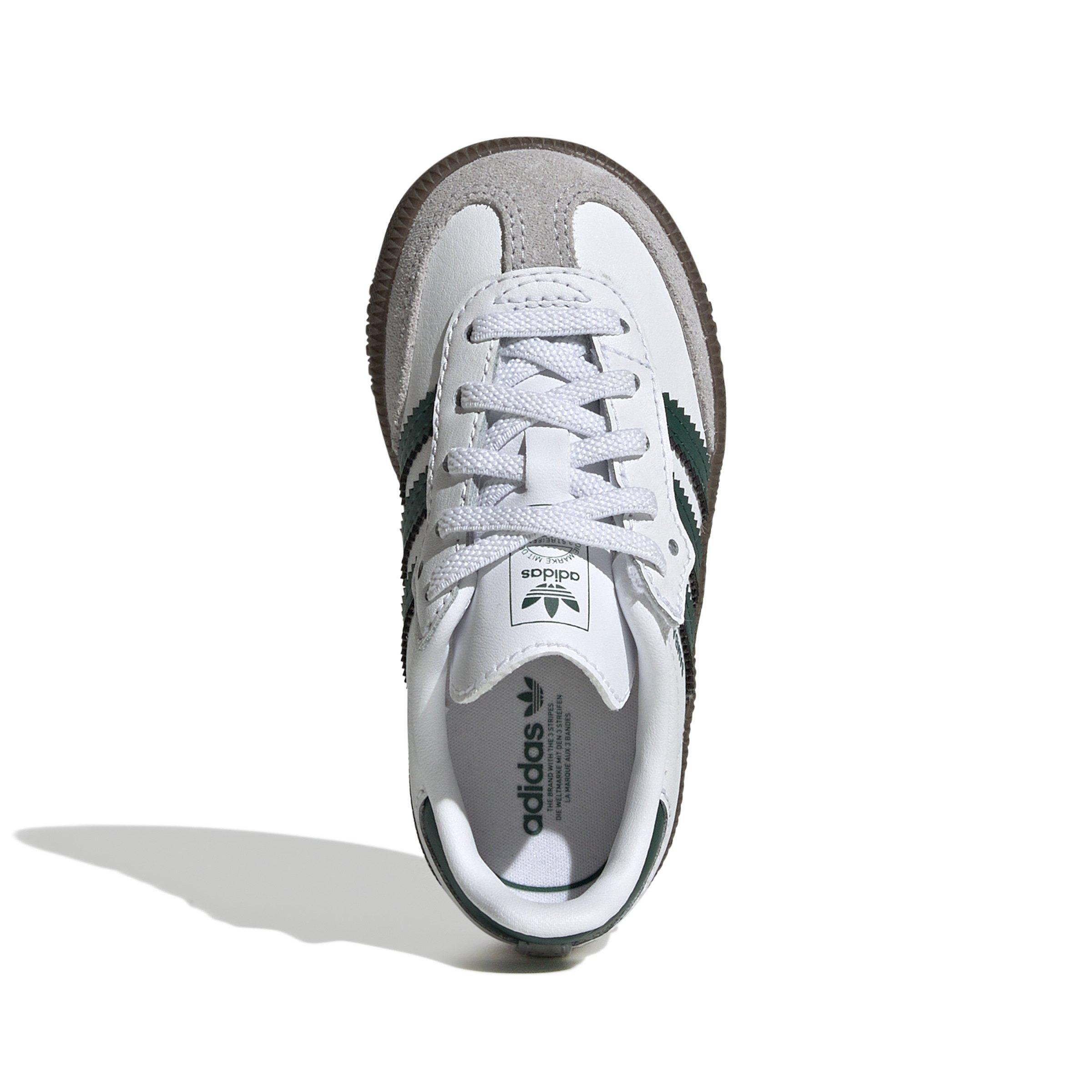 adidas Originals Samba OG Comfort Closure Infant Boys' "Ftwr White/Collegiate Green/Gum 5" Shoe