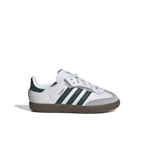 adidas Originals Samba OG Comfort Closure "Ftwr White/Collegiate Green/Gum 5" Infant Boys' Shoe