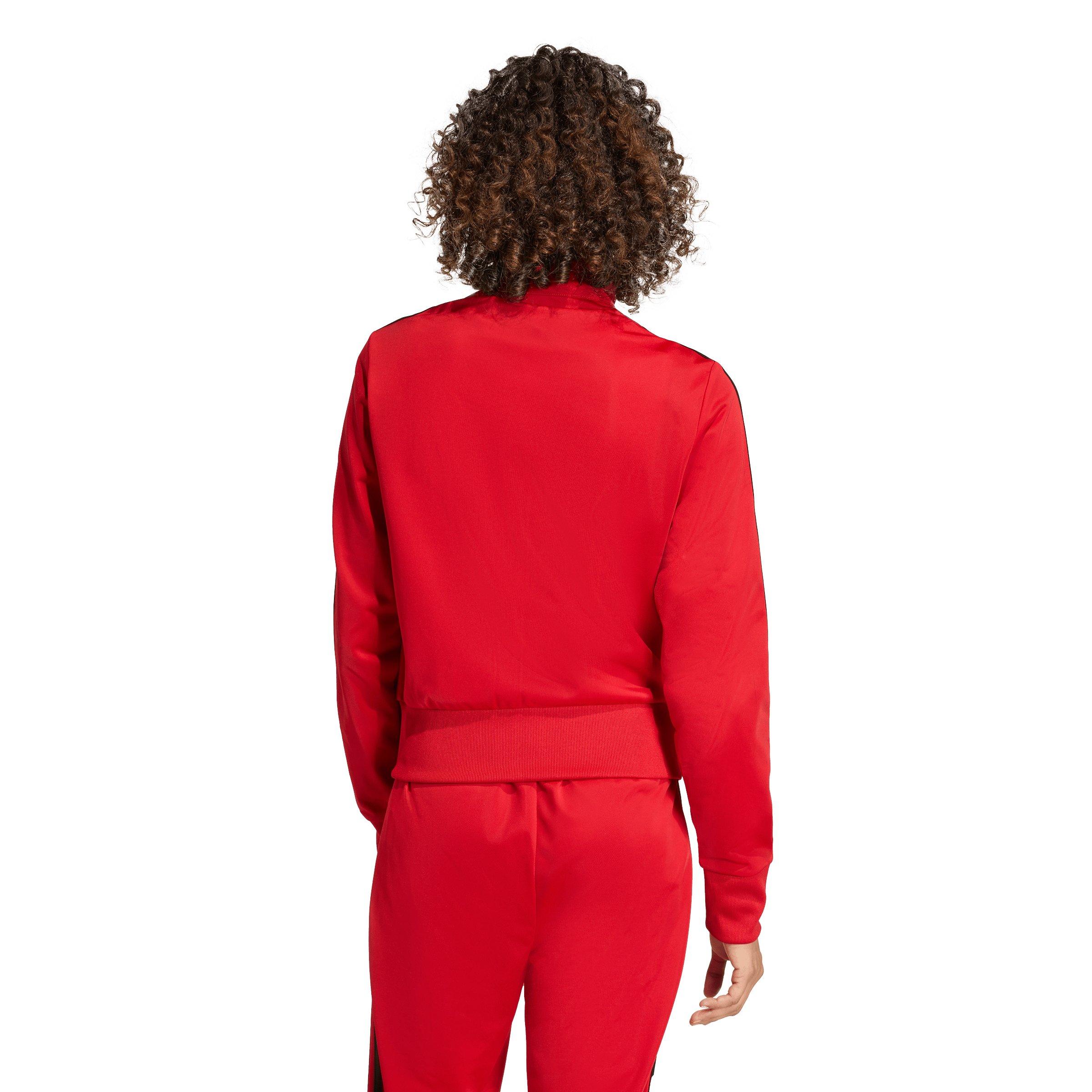 adidas Originals Women's Firebird Classic Track Top - Red/Black - RED/BLACK Thumbnail View 2