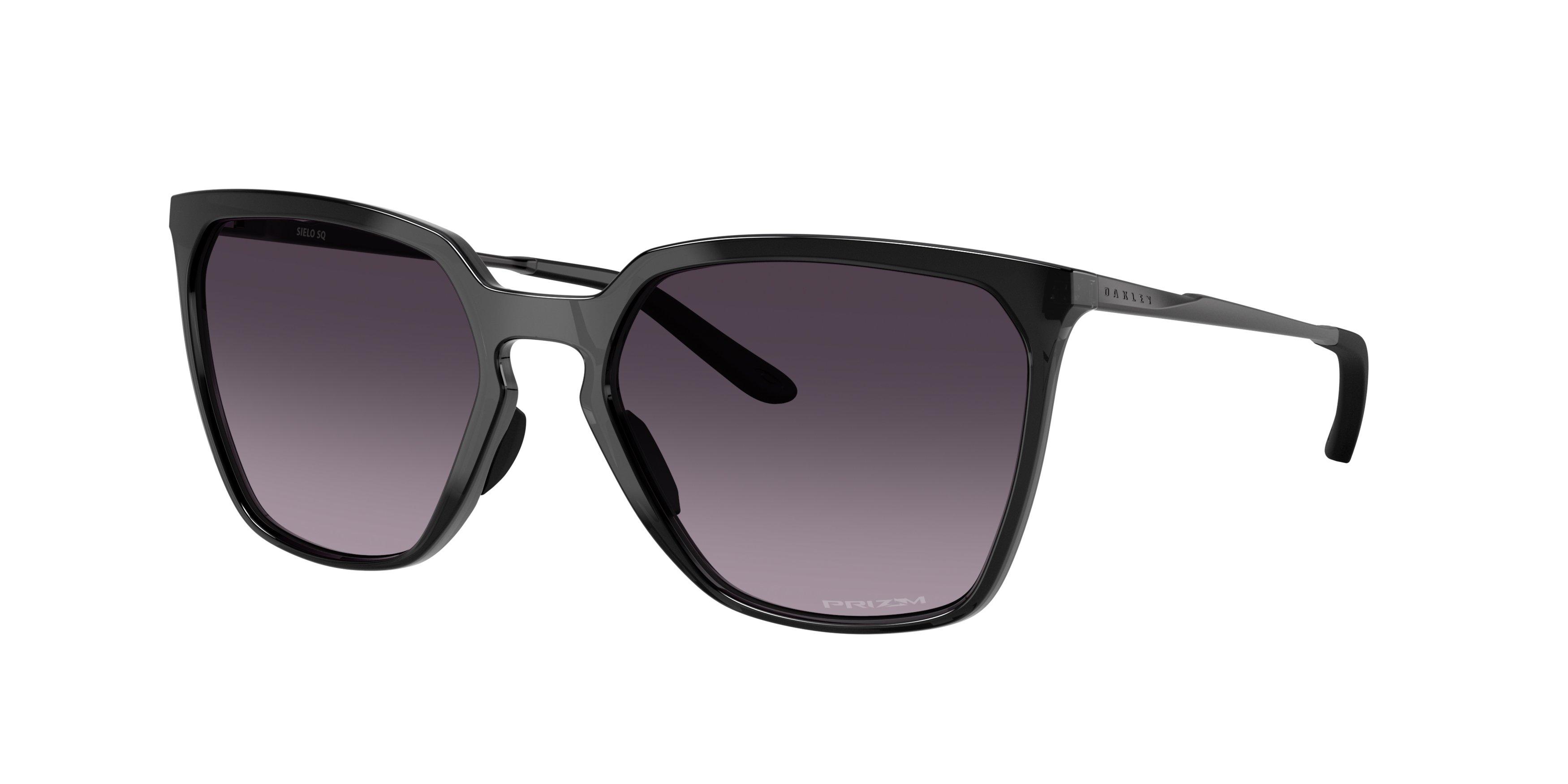 Oakley Sielo SQ Prizm Grey Gradient Sunglasses - Polished Black Ink - GREY Thumbnail View 1
