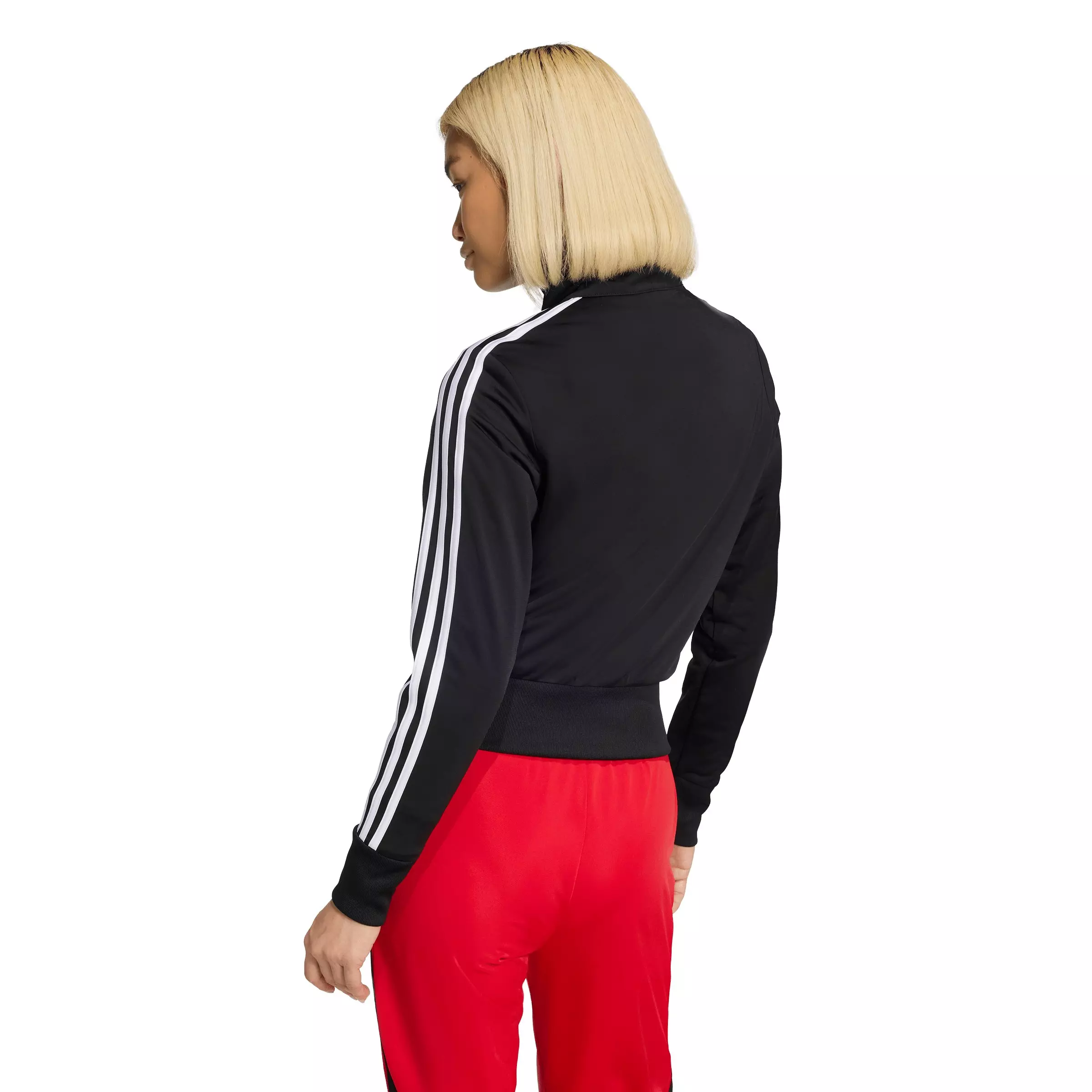 adidas Originals Women's Firebird Classic Track Top - Black/White - BLACK/WHITE