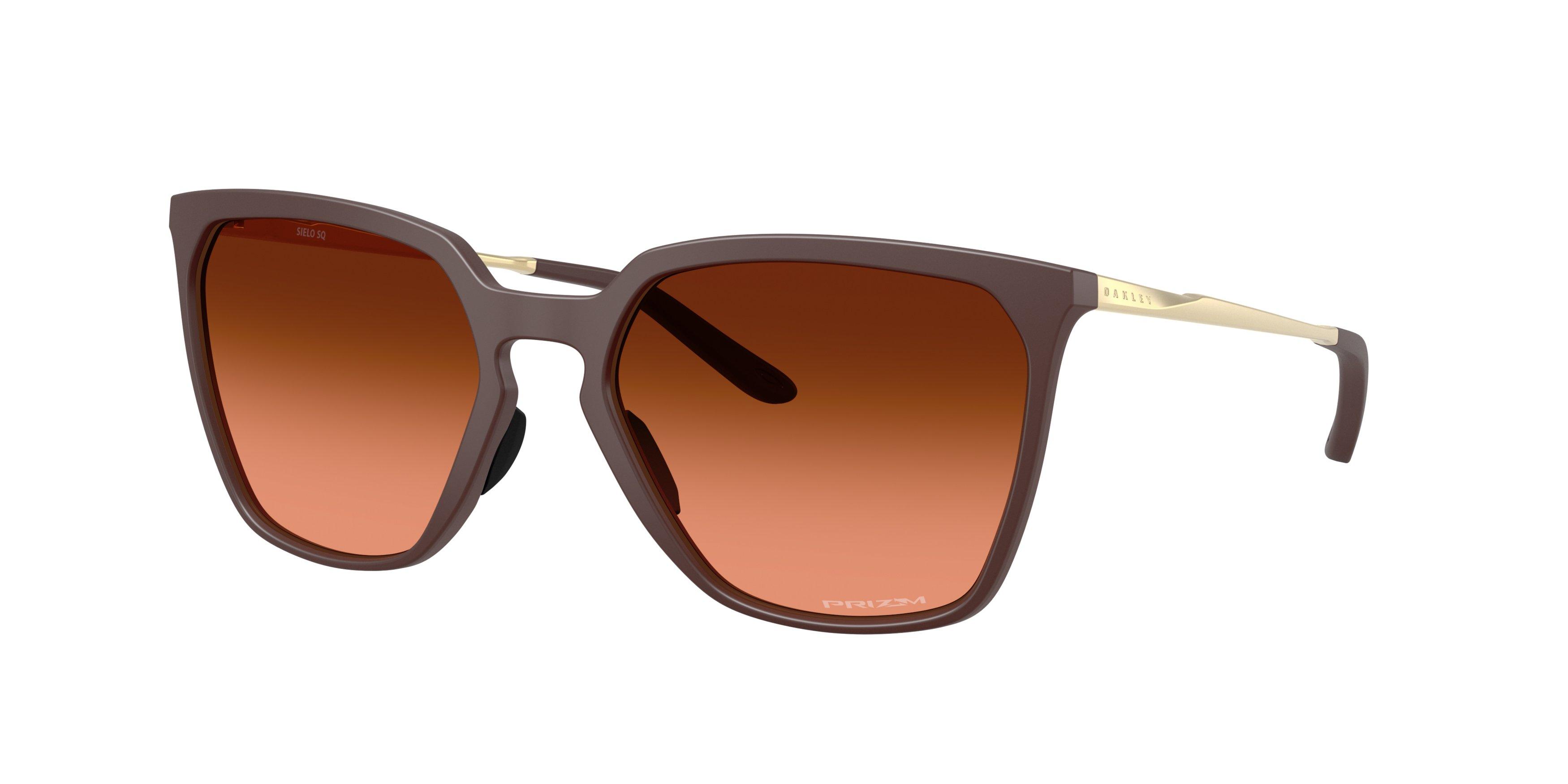 Oakley Sielo SQ Prizm Brown Gradient Sunglasses - Matte Grenache - RED Thumbnail View 1