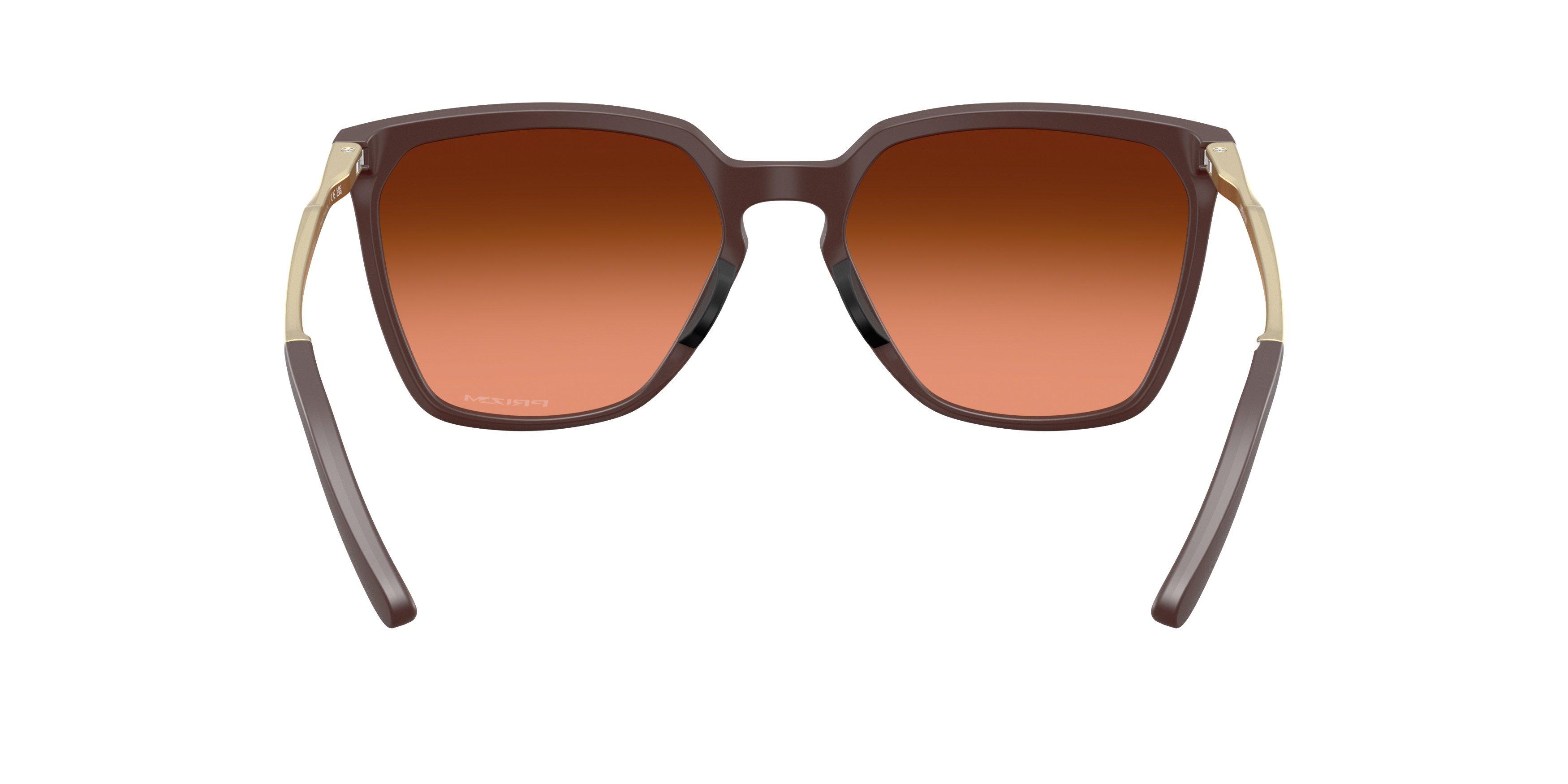 Oakley Sielo SQ Prizm Brown Gradient Sunglasses - Matte Grenache - RED Thumbnail View 3