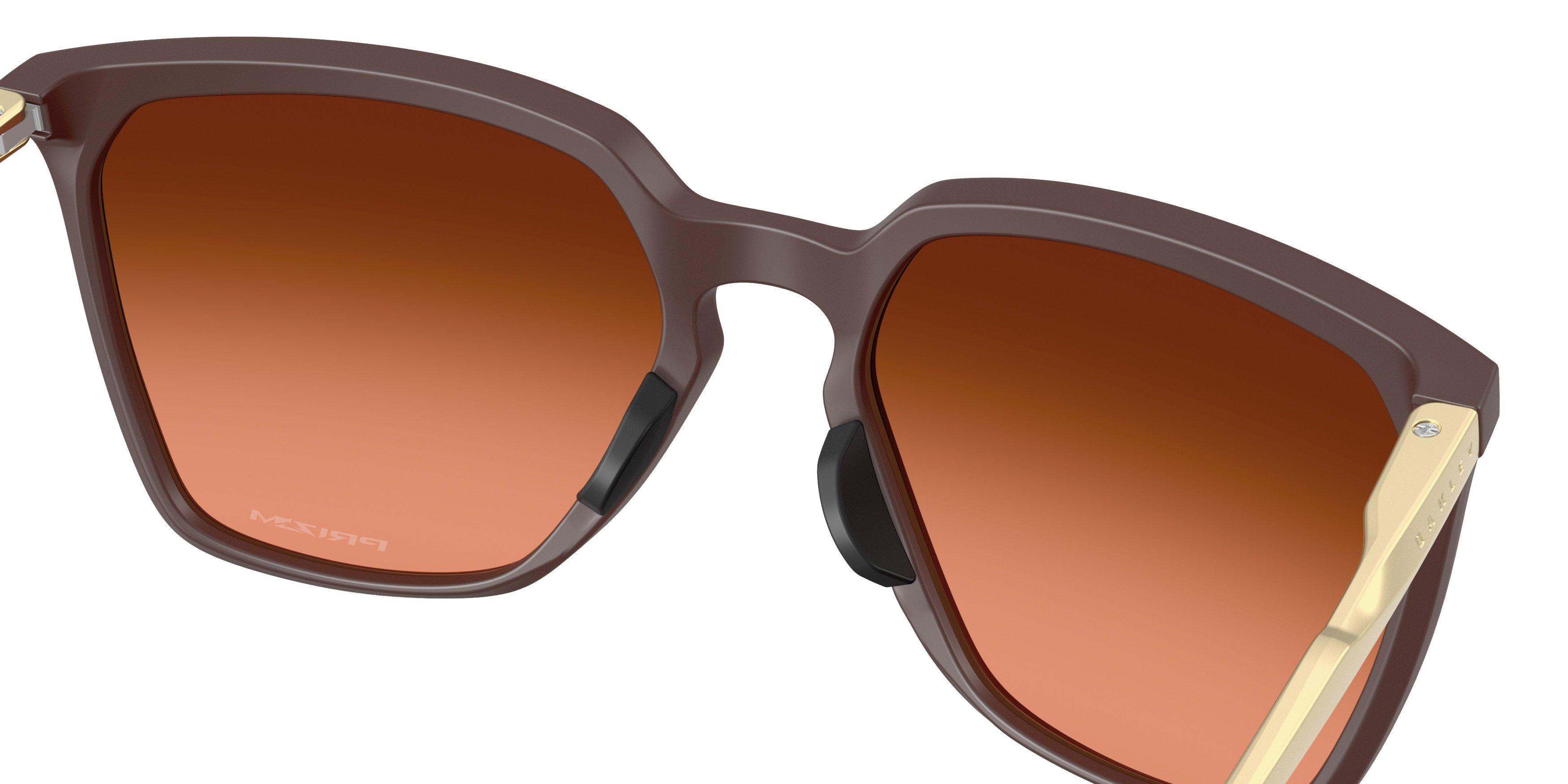 Oakley Sielo SQ Prizm Brown Gradient Sunglasses - Matte Grenache - RED Thumbnail View 6