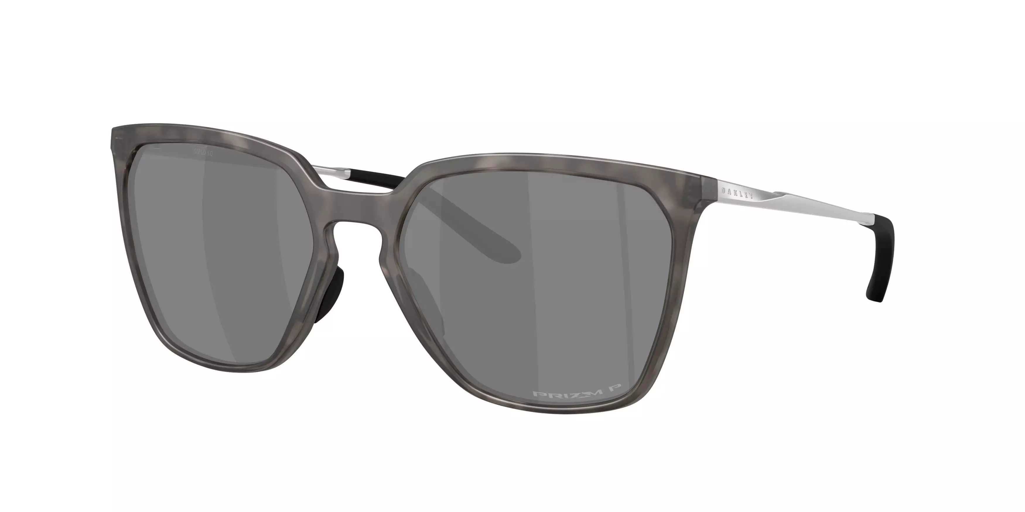 Oakley Sielo SQ Prizm Black Polar Sunglasses - Matte Black Tortoise - BLACK/GREY