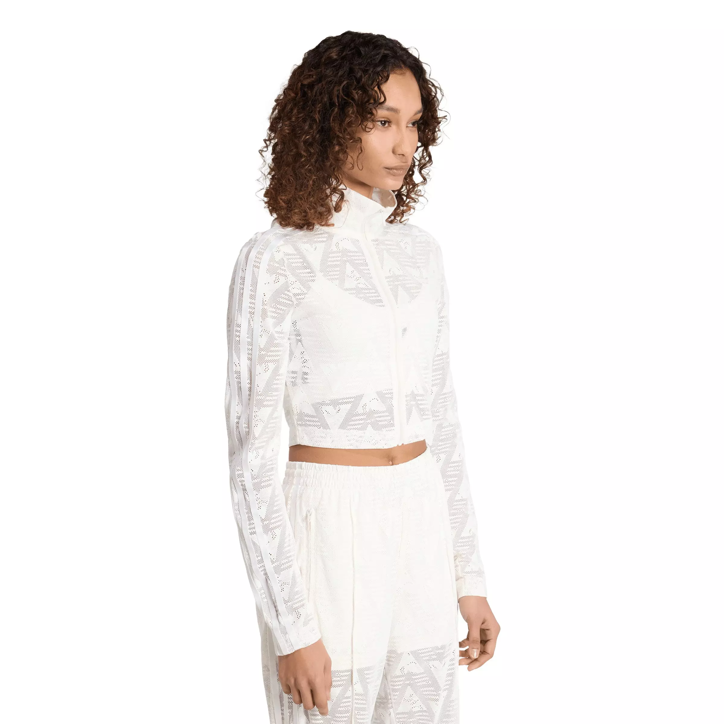 adidas Originals Women's Firebird Classic Lace Track Jacket - White - WHITE