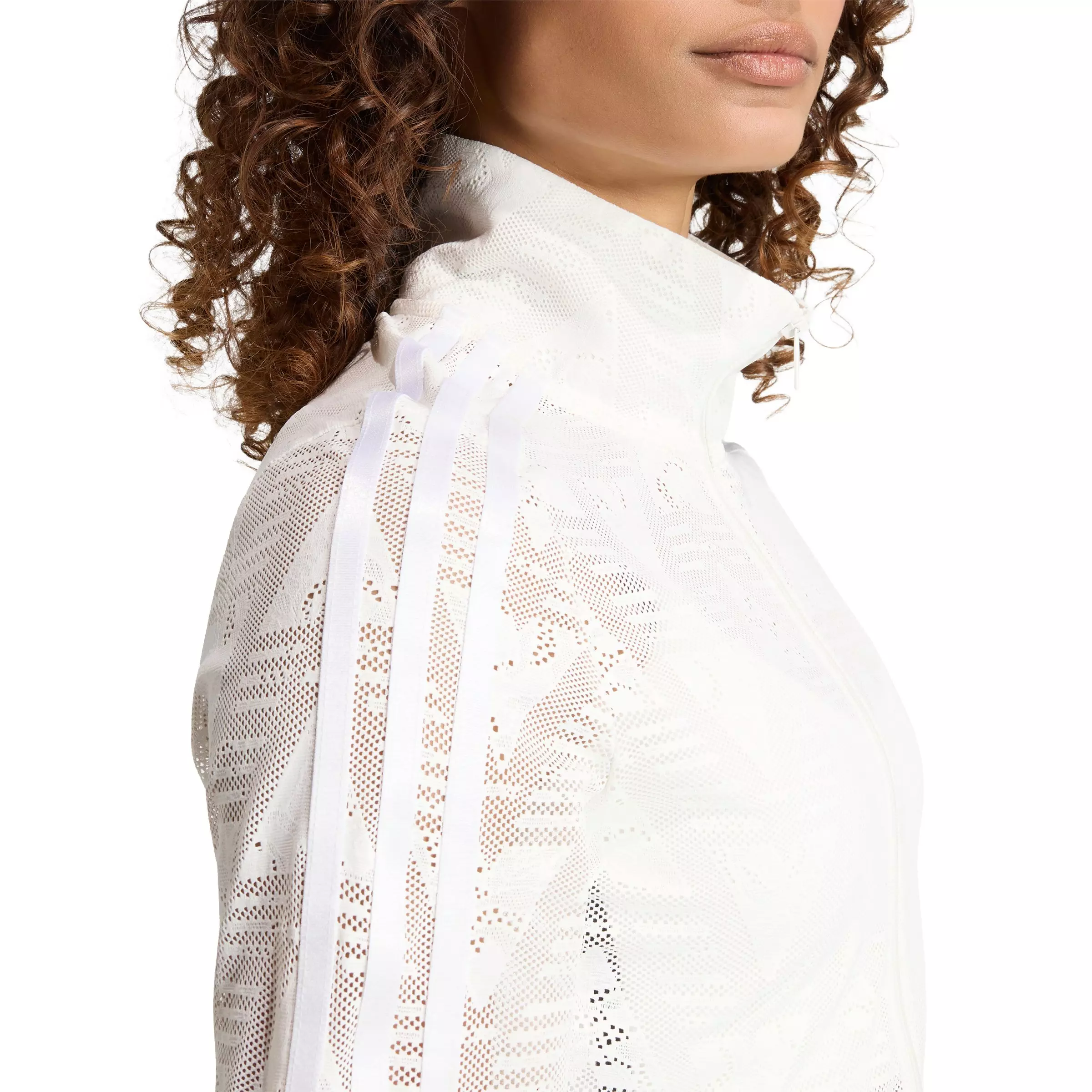 adidas Originals Women's Firebird Classic Lace Track Jacket - White - WHITE