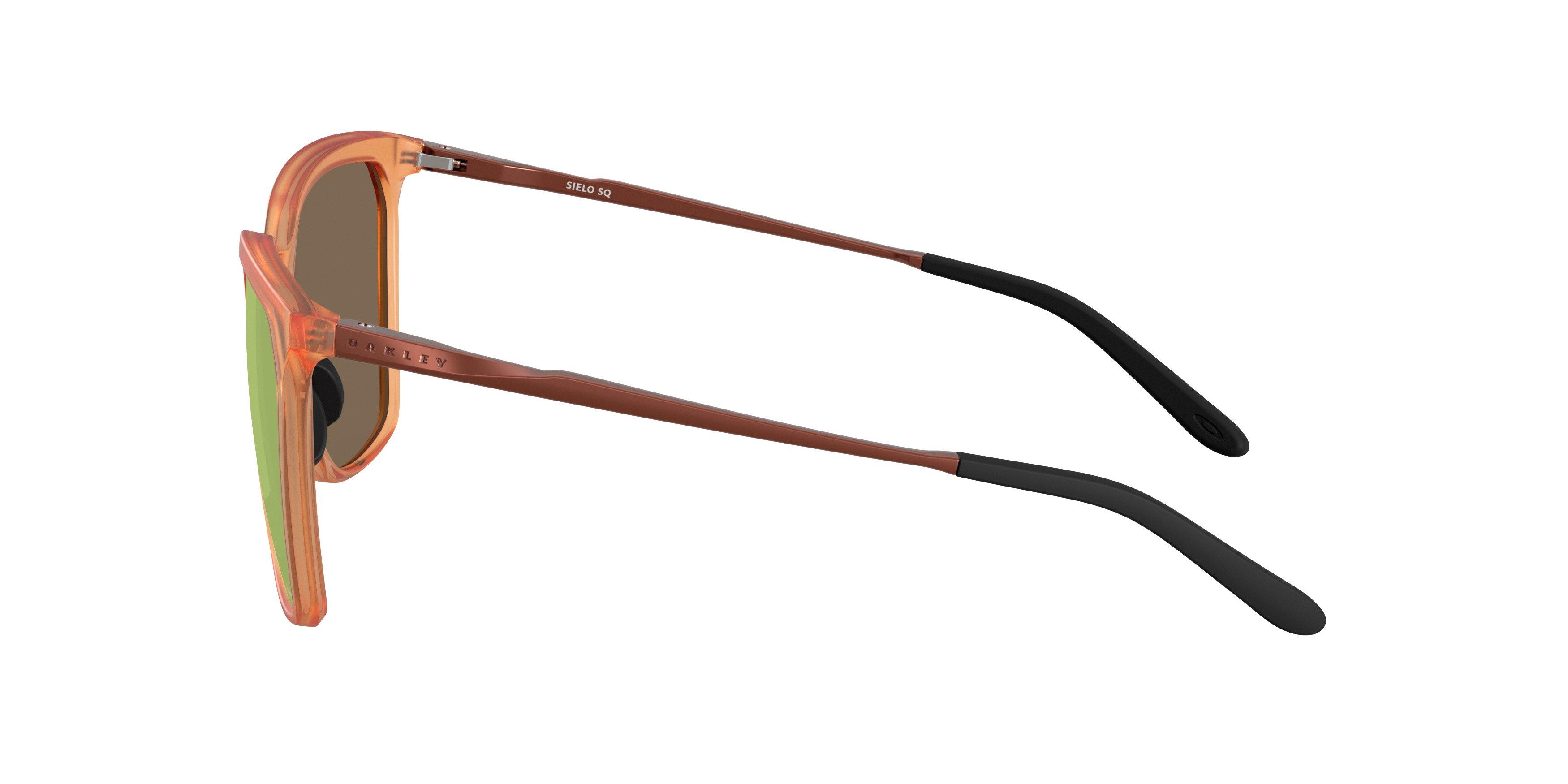 Oakley Sielo SQ Prizm Rose Gold Polar Sunglasses - Matte Trans Ginger - ORANGE Thumbnail View 4