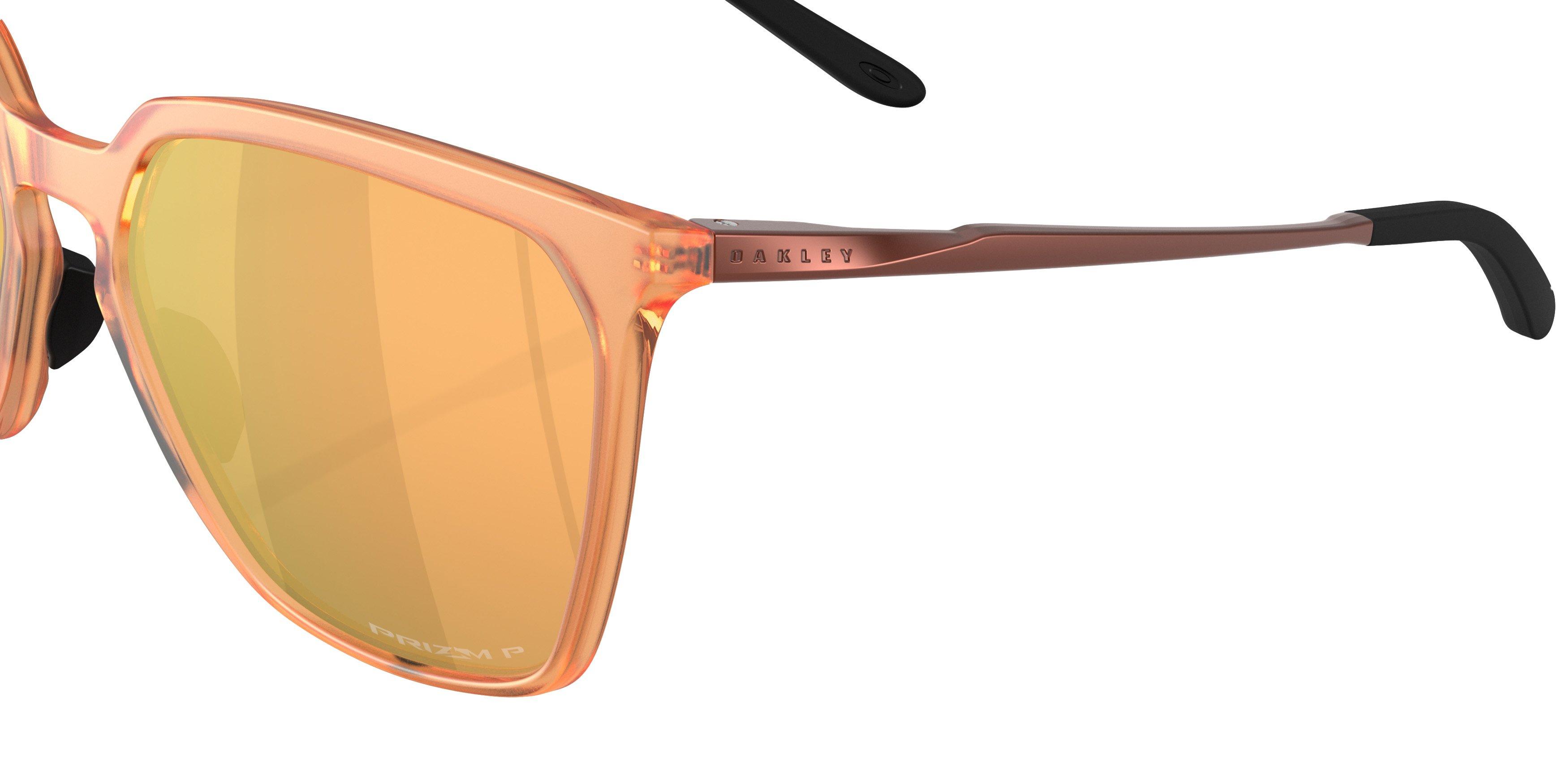 Oakley Sielo SQ Prizm Rose Gold Polar Sunglasses - Matte Trans Ginger - ORANGE Thumbnail View 5
