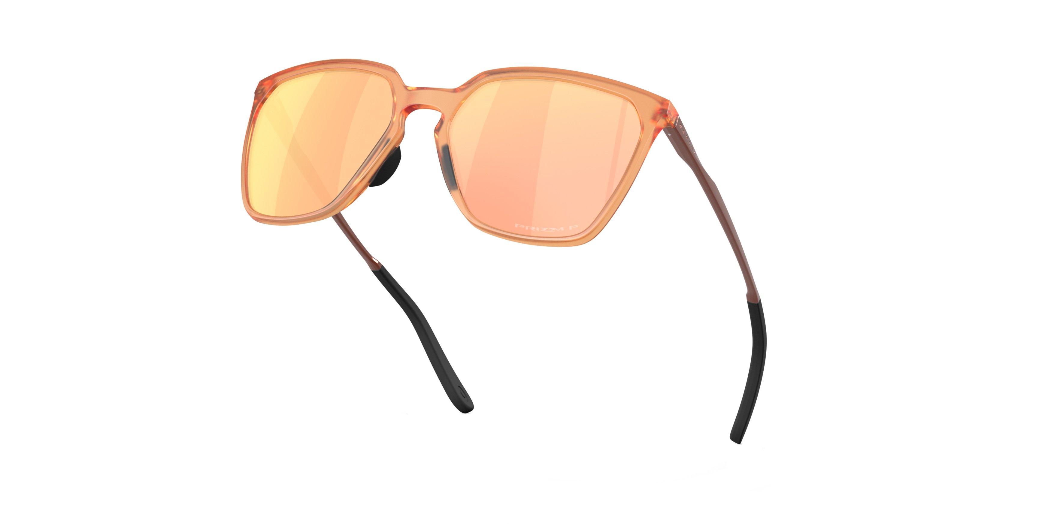 Oakley Sielo SQ Prizm Rose Gold Polar Sunglasses - Matte Trans Ginger - ORANGE Thumbnail View 7