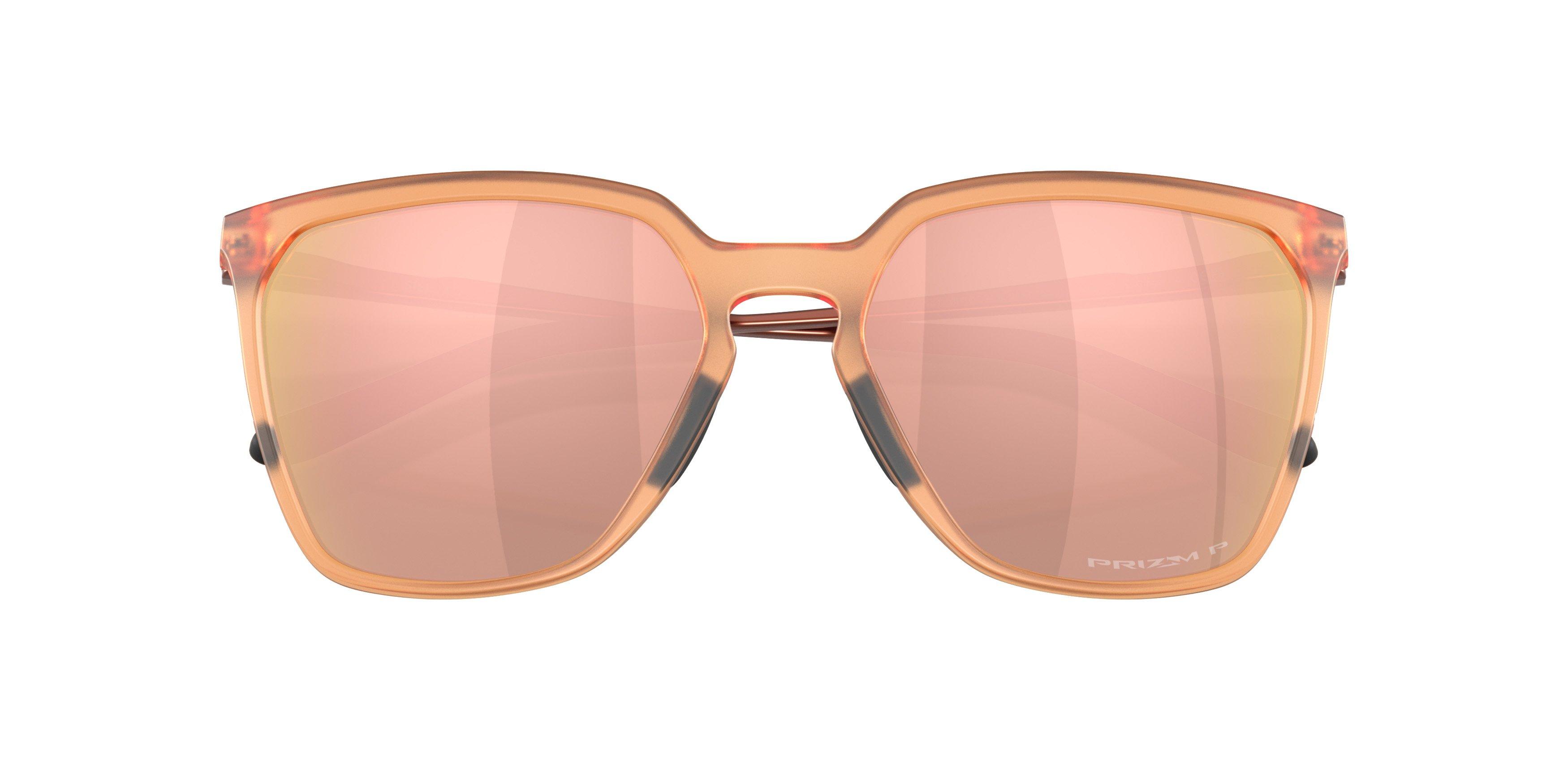 Oakley Sielo SQ Prizm Rose Gold Polar Sunglasses - Matte Trans Ginger - ORANGE Thumbnail View 8