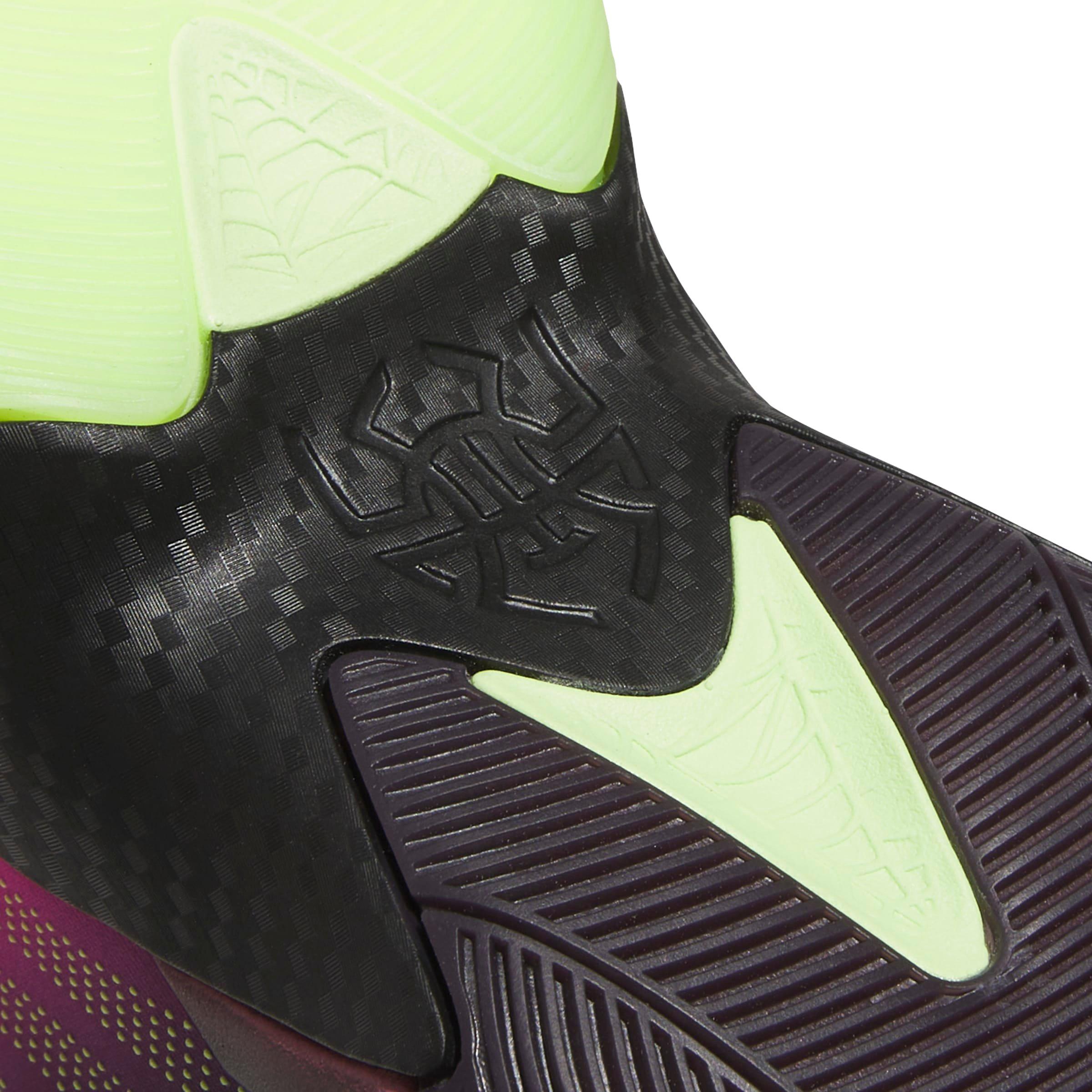 adidas D.O.N. Issue 7 J Grade School Boys' "Aurora Black/Lucid Pink/Hi-Res Yellow" Basketball Shoe