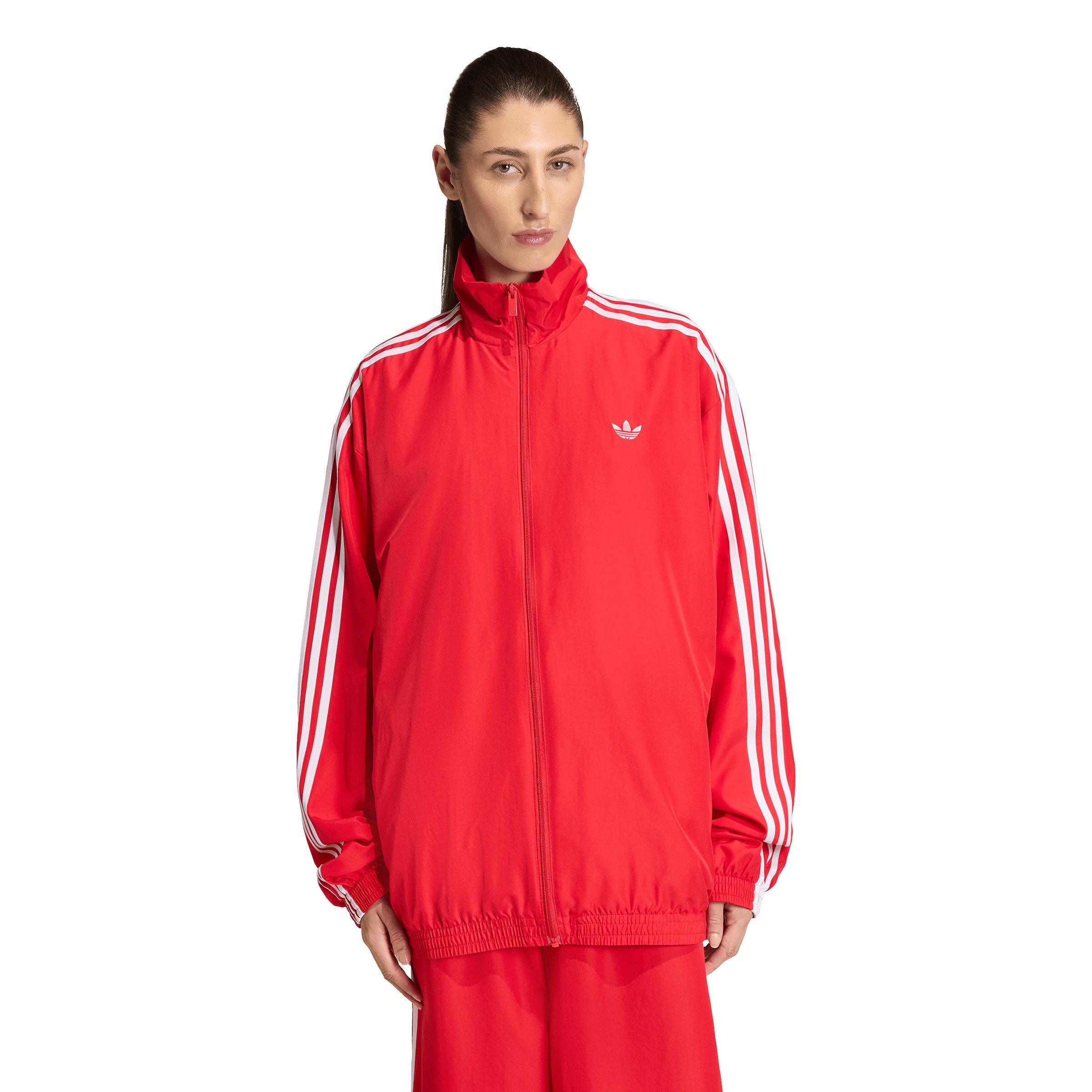 adidas Originals Women's Firebird Adilenium Track Jacket - Red - RED Thumbnail View 1