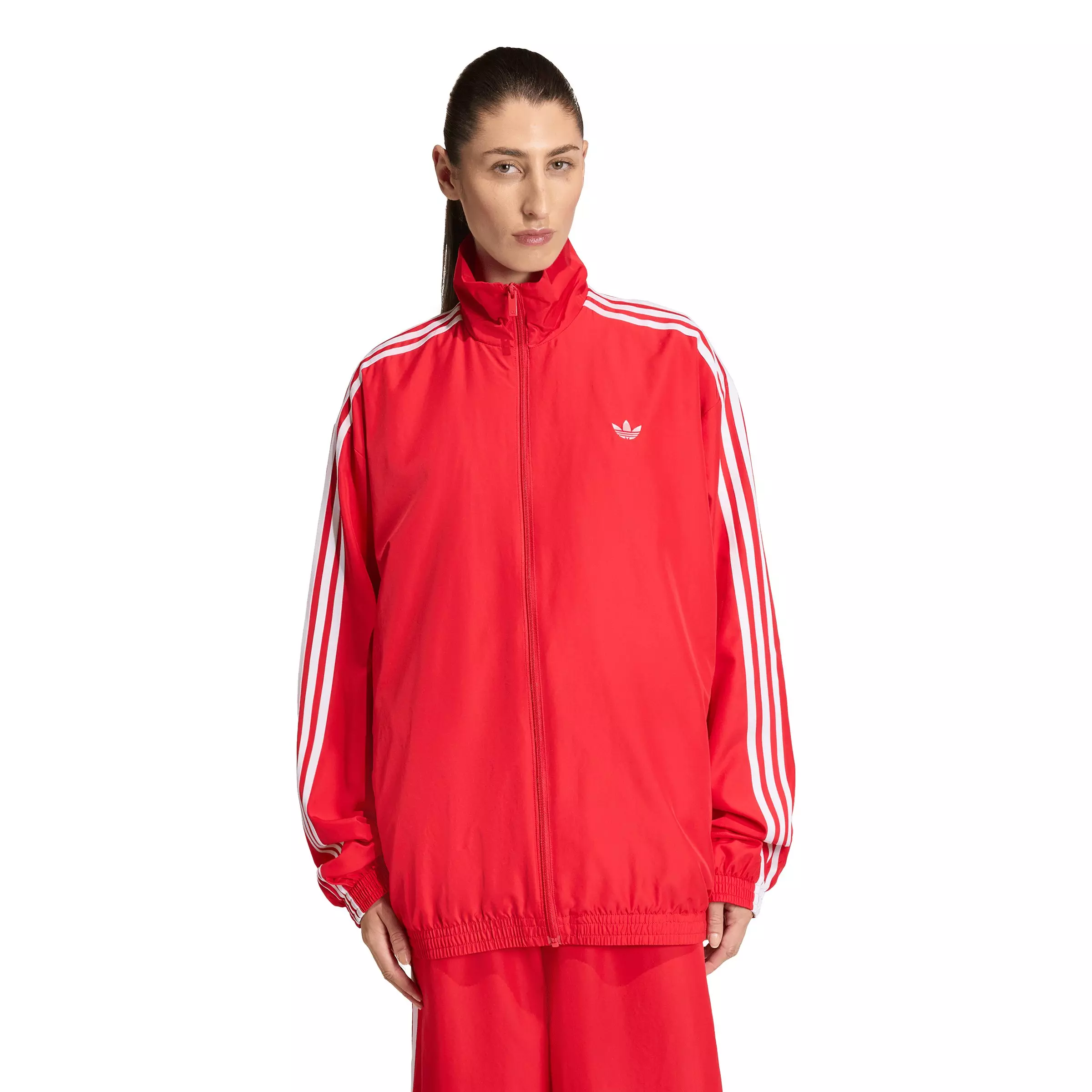 adidas Originals Women's Firebird Adilenium Track Jacket - Red - RED