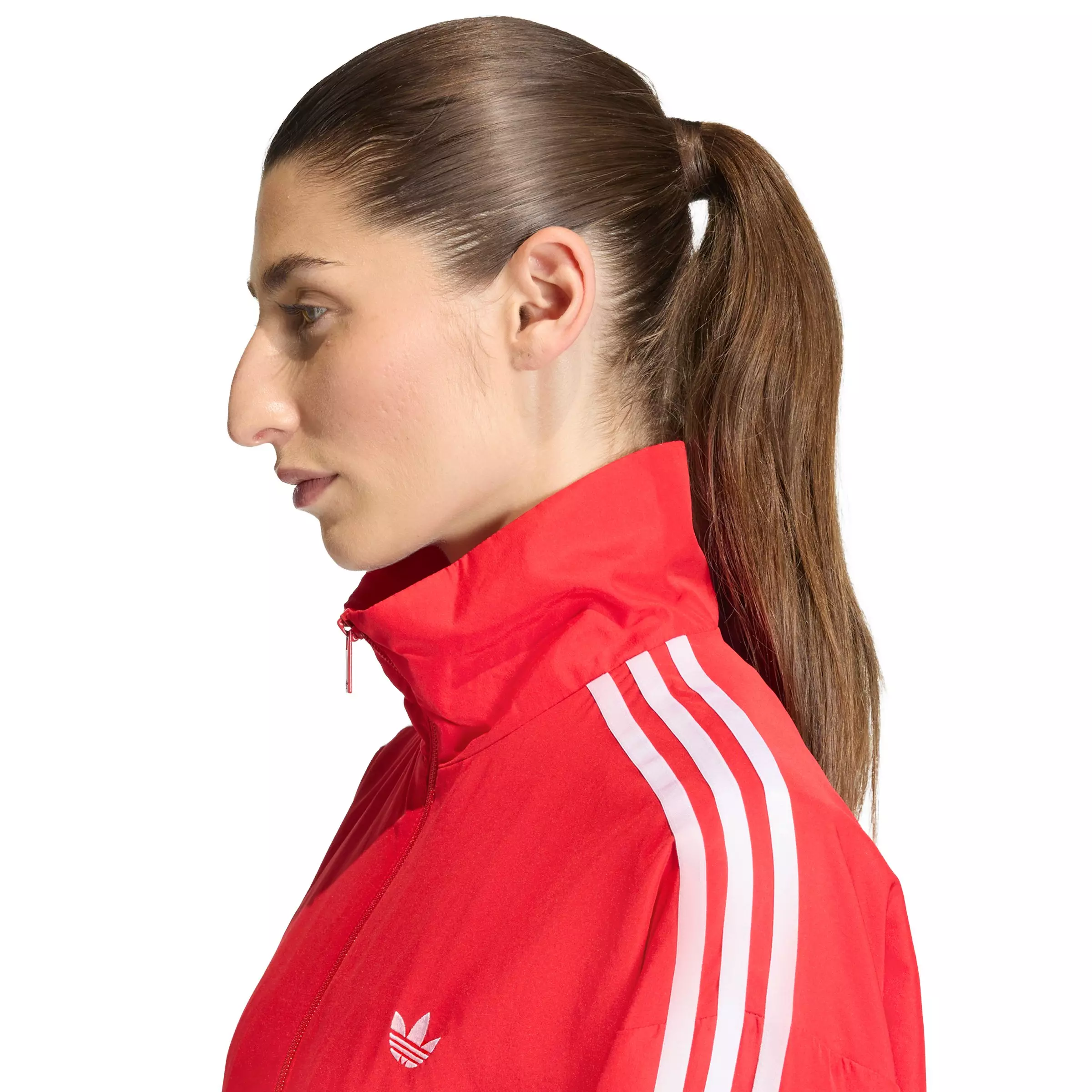 adidas Originals Women's Firebird Adilenium Track Jacket - Red - RED