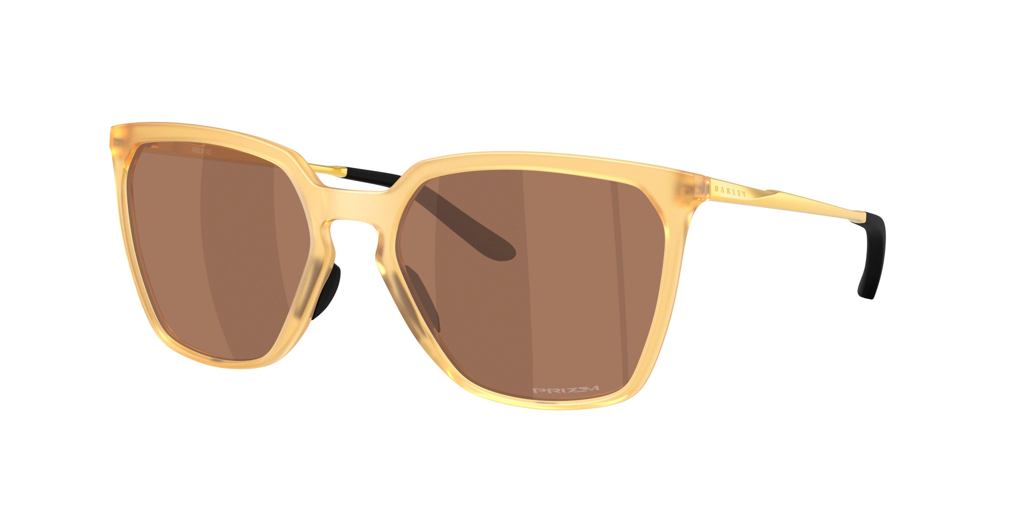 Oakley Sielo SQ Prizm Tungsten Sunglasses - Matte Trans Lt Curry - BROWN Thumbnail View 1