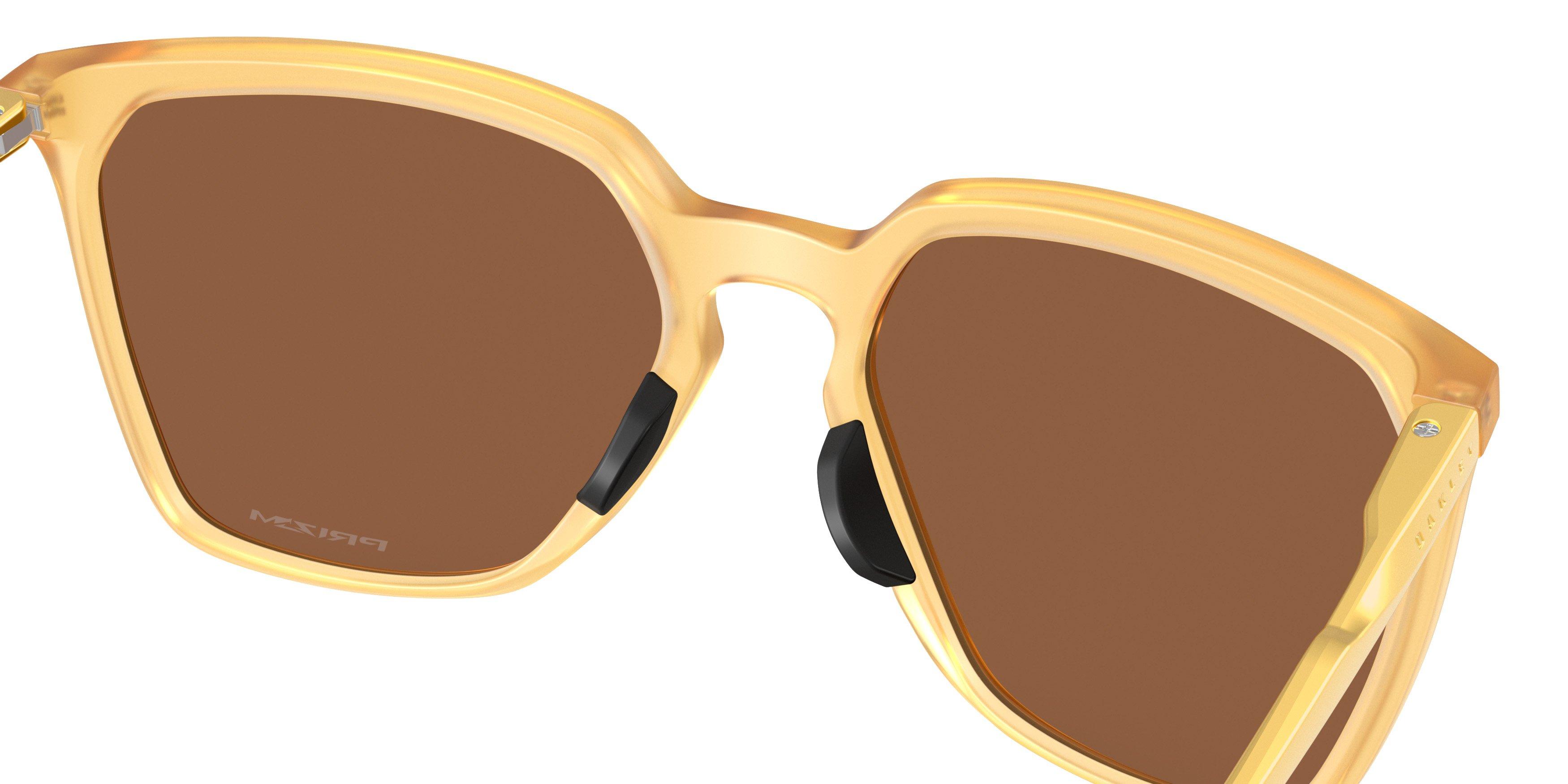 Oakley Sielo SQ Prizm Tungsten Sunglasses - Matte Trans Lt Curry - BROWN Thumbnail View 6