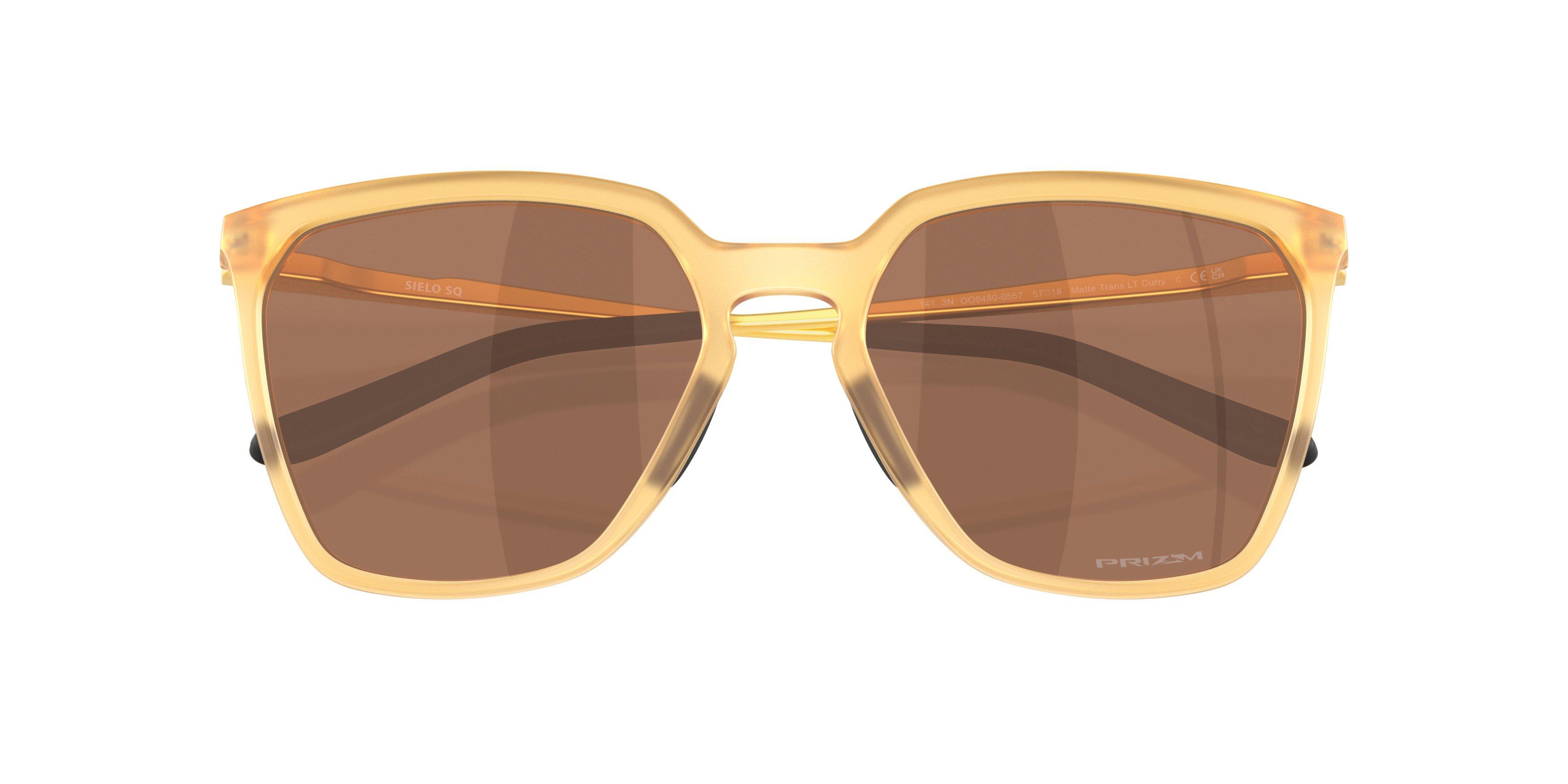 Oakley Sielo SQ Prizm Tungsten Sunglasses - Matte Trans Lt Curry - BROWN Thumbnail View 8