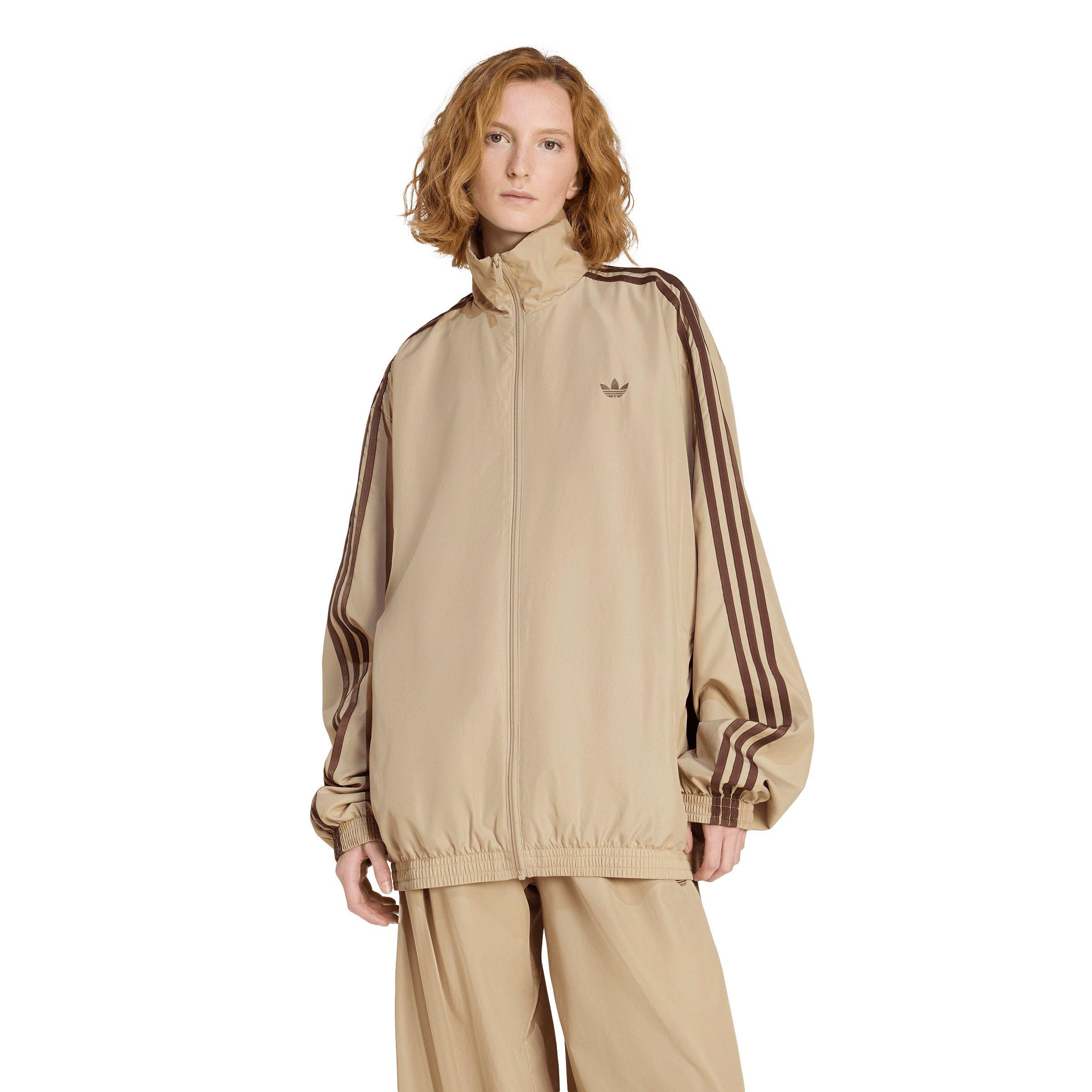 adidas Originals Women's Firebird Adilenium Track Jacket - Khaki - KHAKI Thumbnail View 1