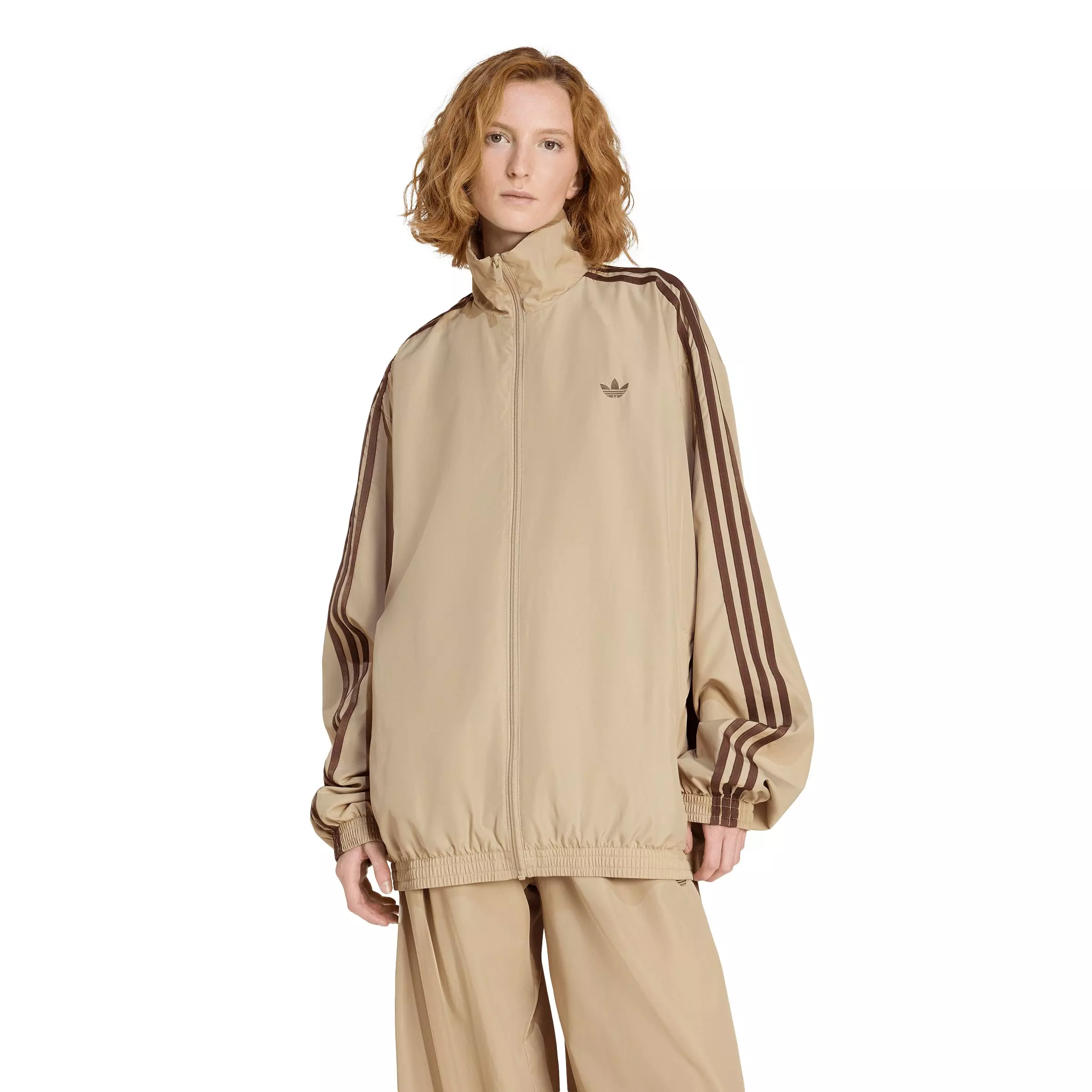 adidas Originals Women's Firebird Adilenium Track Jacket - Khaki - KHAKI