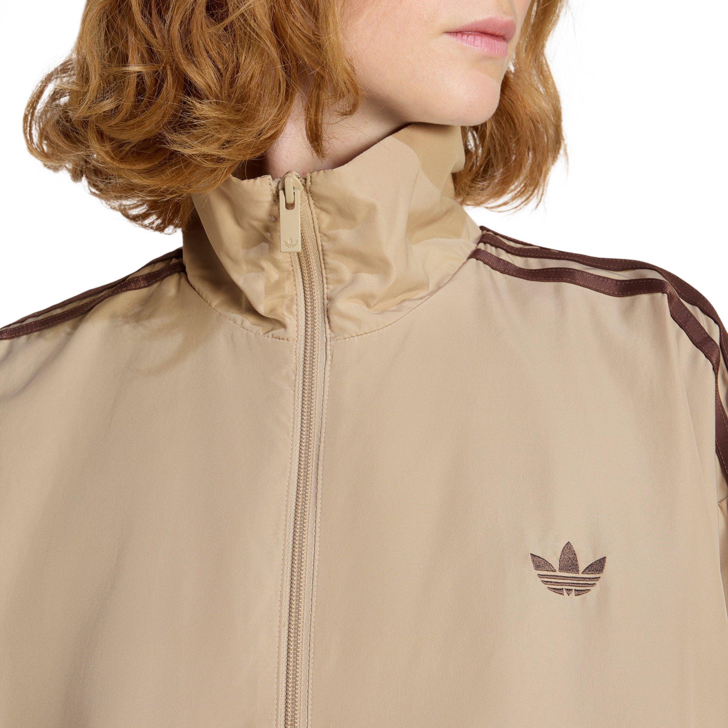 adidas Originals Women's Firebird Adilenium Track Jacket - Khaki - KHAKI Thumbnail View 3