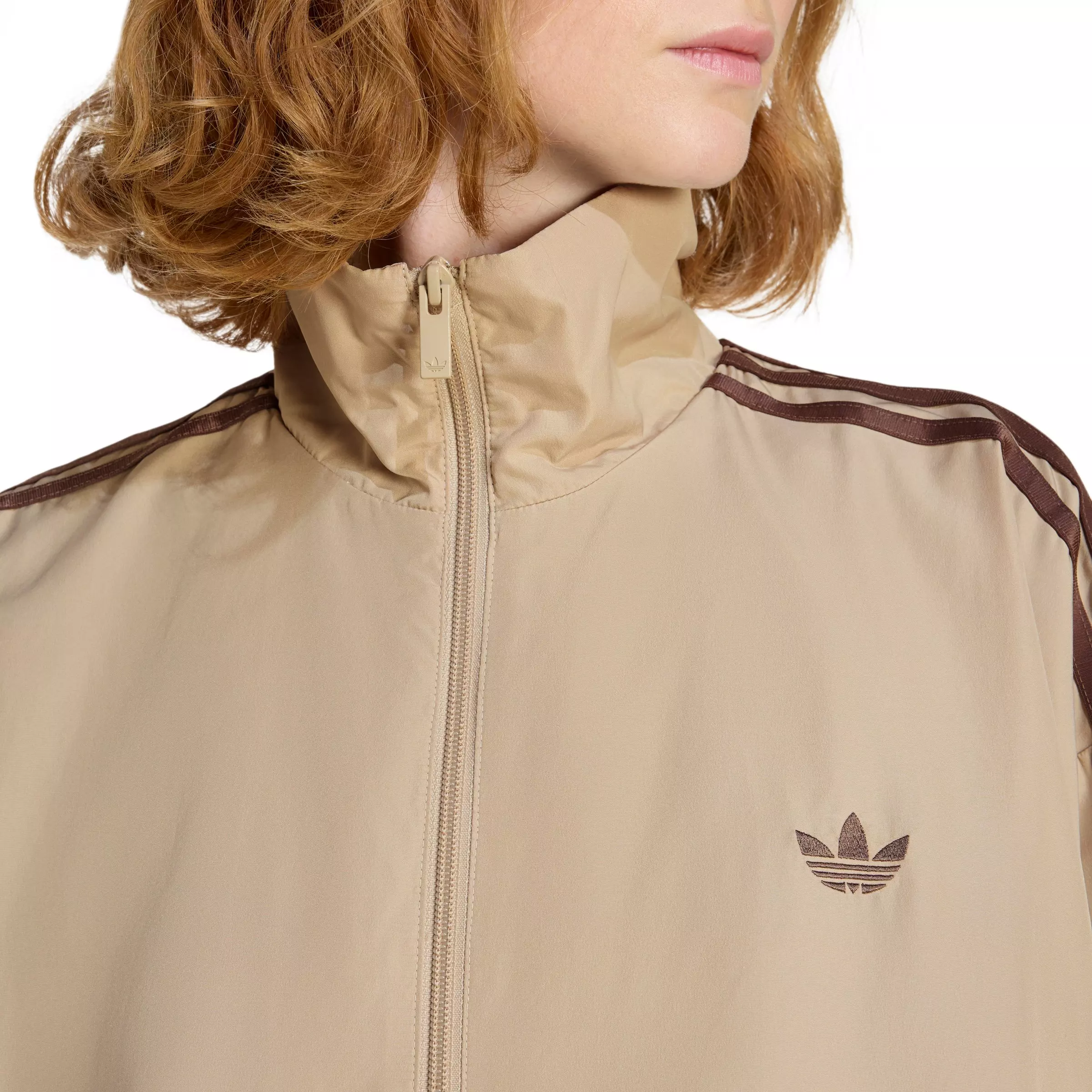 adidas Originals Women's Firebird Adilenium Track Jacket - Khaki - KHAKI