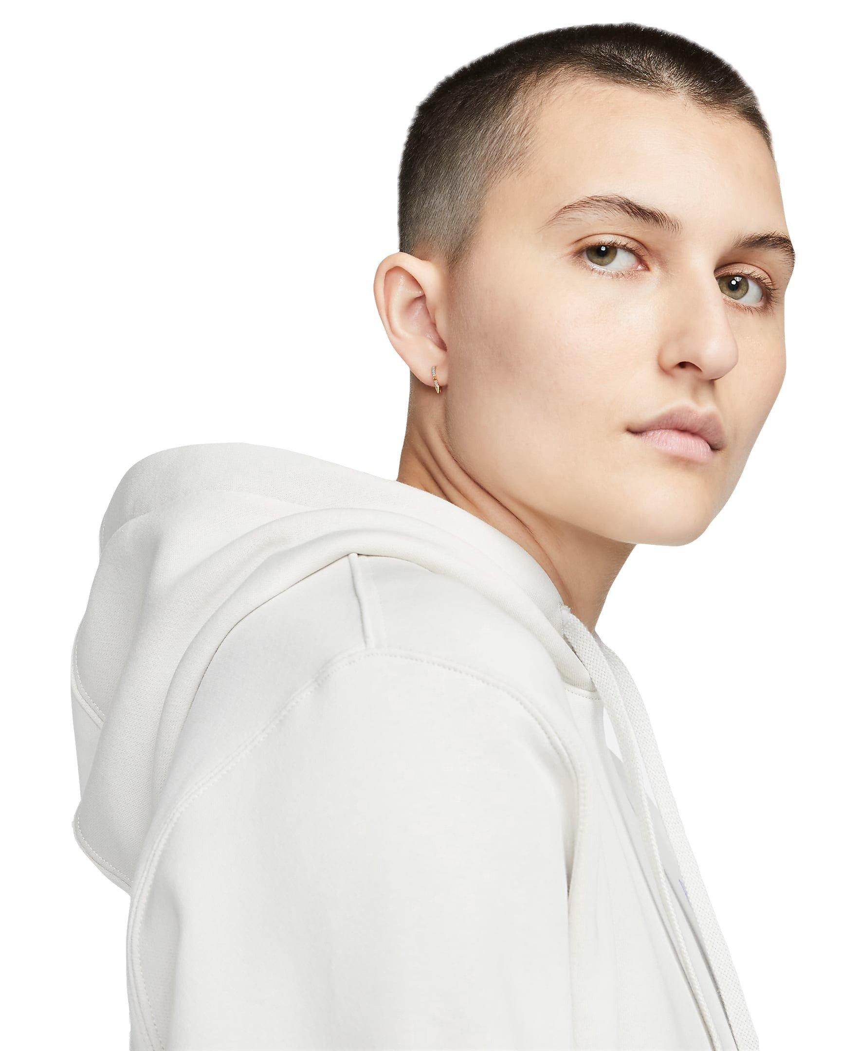 Nike Men's Sportswear Club Fleece Pullover Hoodie-Lt Bone - LT BONE Thumbnail View 4