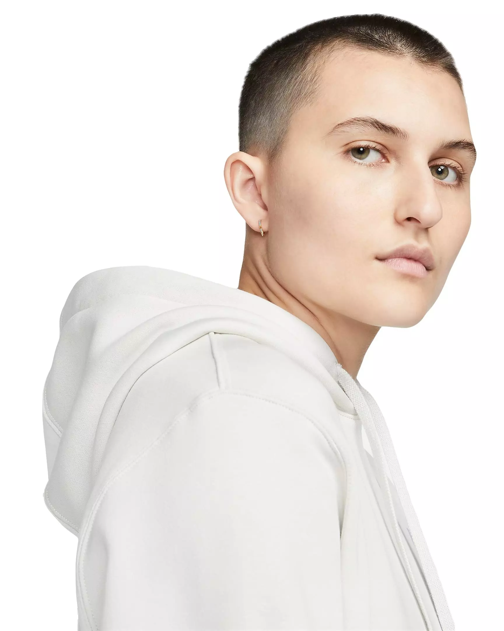 Nike Men's Sportswear Club Fleece Pullover Hoodie-Lt Bone - LT BONE