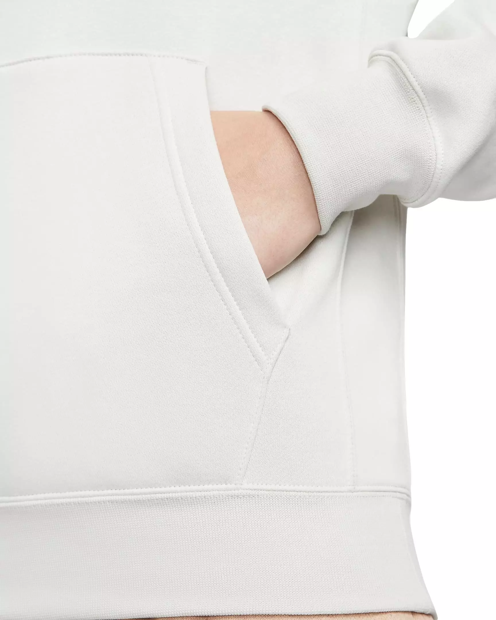 Nike Men's Sportswear Club Fleece Pullover Hoodie-Lt Bone - LT BONE