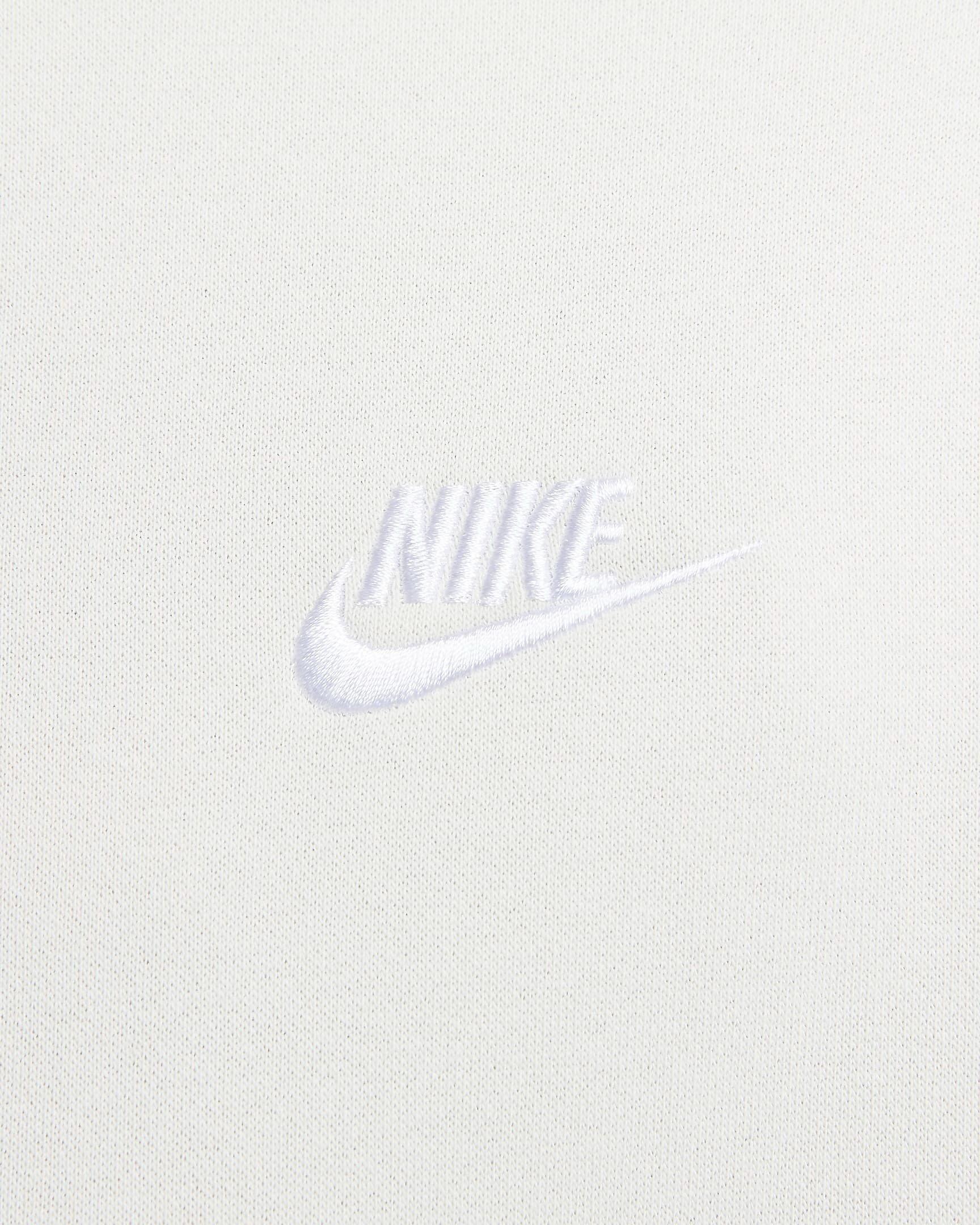 Nike Men's Sportswear Club Fleece Pullover Hoodie-Lt Bone - LT BONE Thumbnail View 6